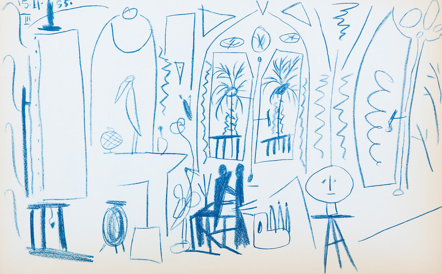 Atelier "La Californie", Cannes 15.11.55 III