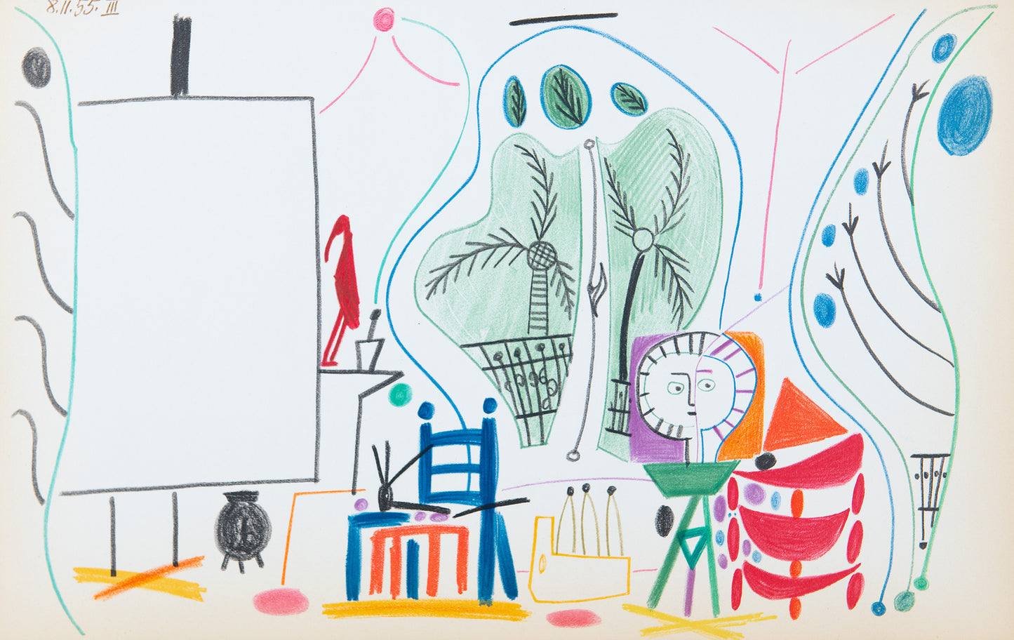 Atelier "La Californie", Cannes 8.11.55 III