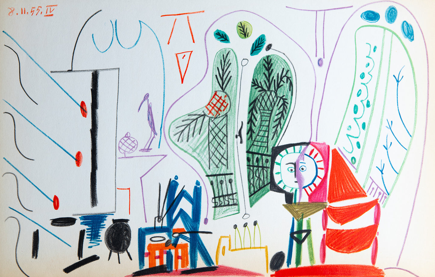 Atelier "La Californie", Cannes 8.11.55 IV