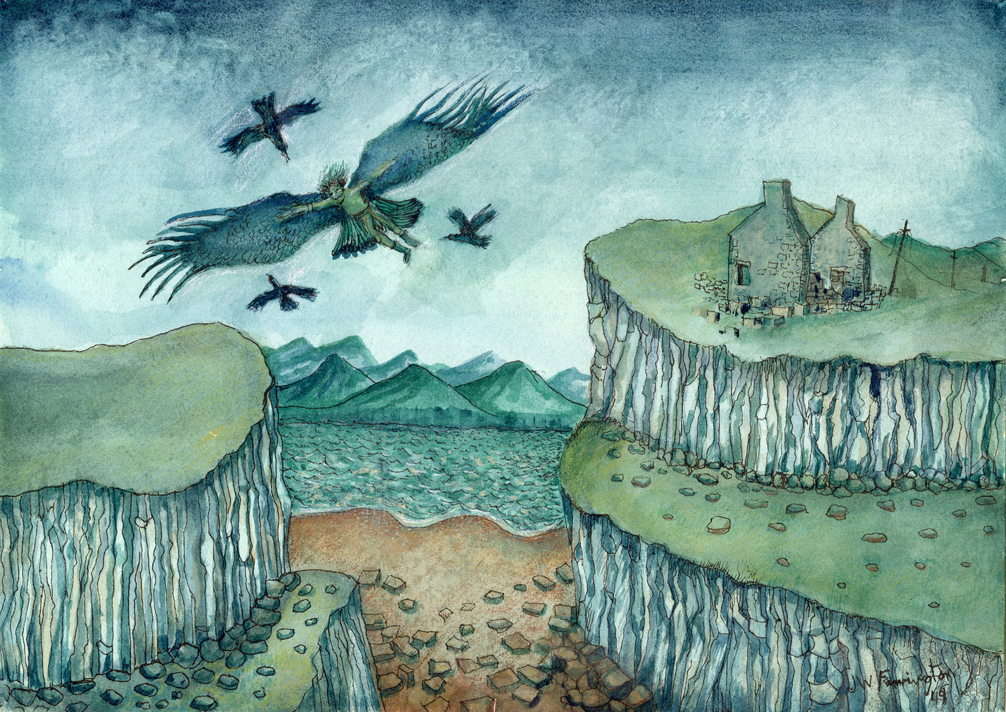 Flight over the Cove