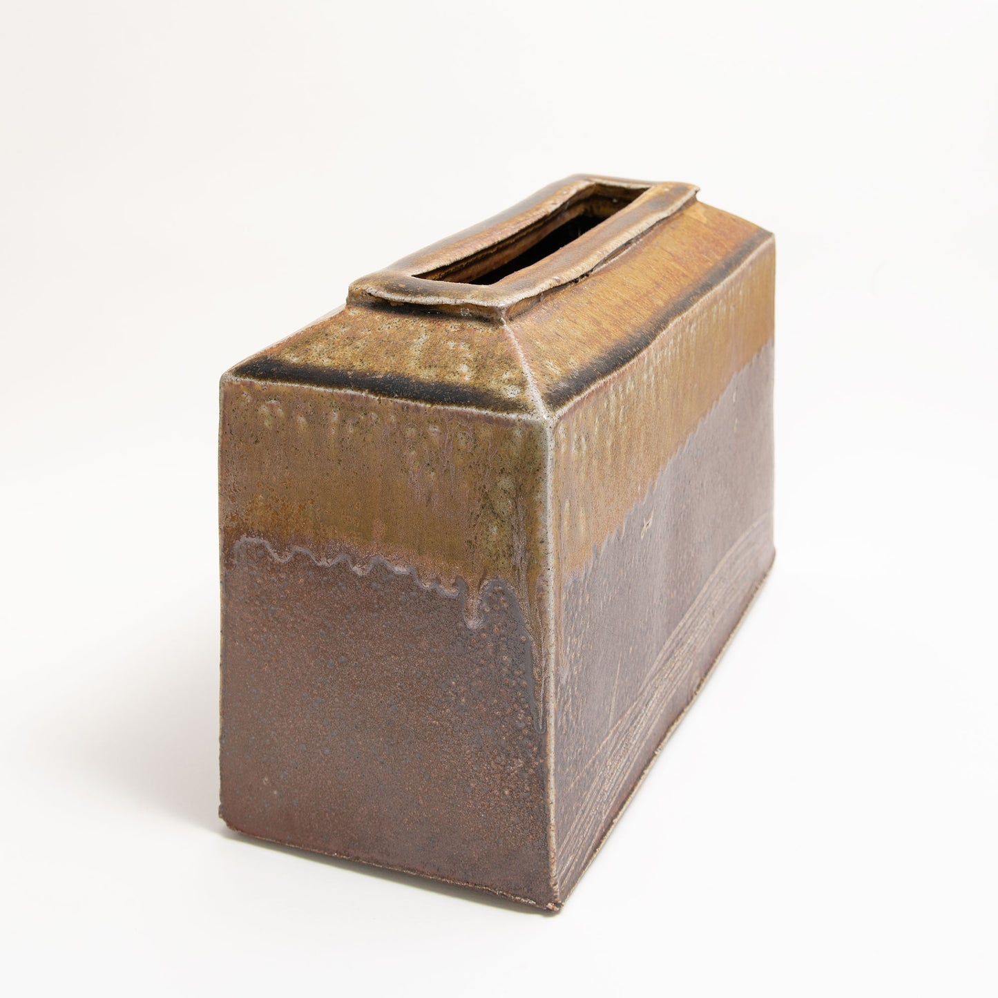 Oblong Press Moulded Bottle