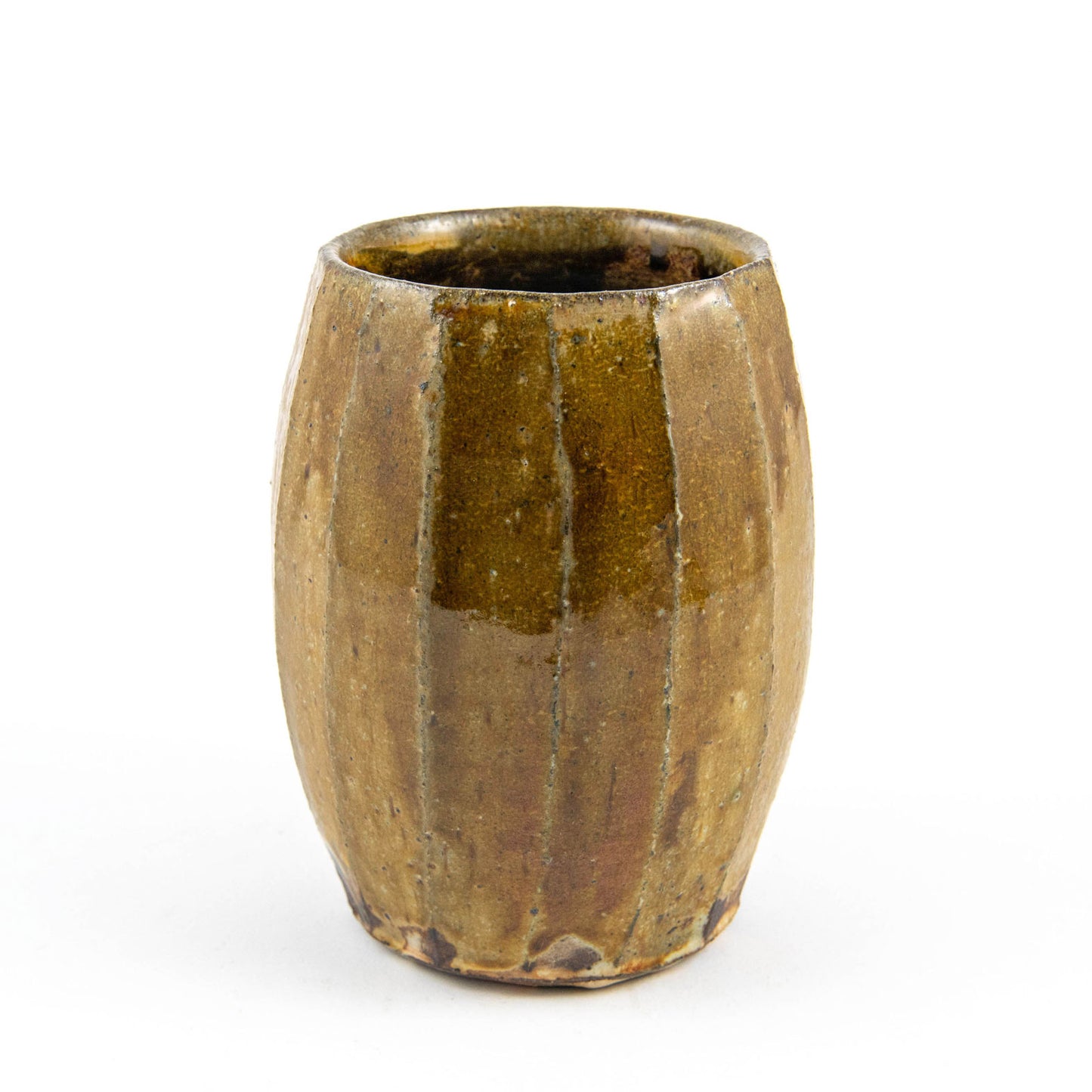 Faceted Cylinder Vase