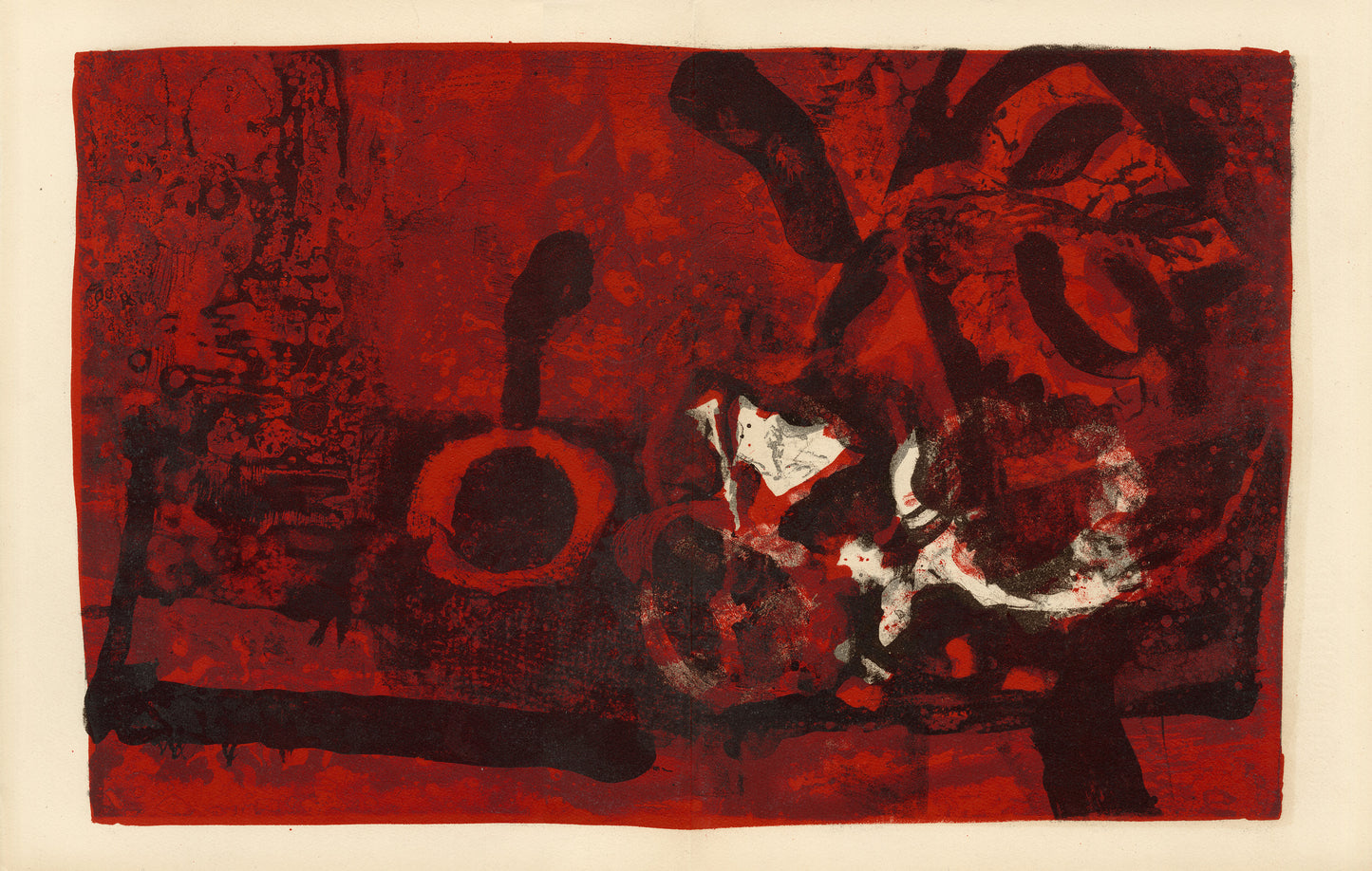 Nature Morte au Fond Rouge