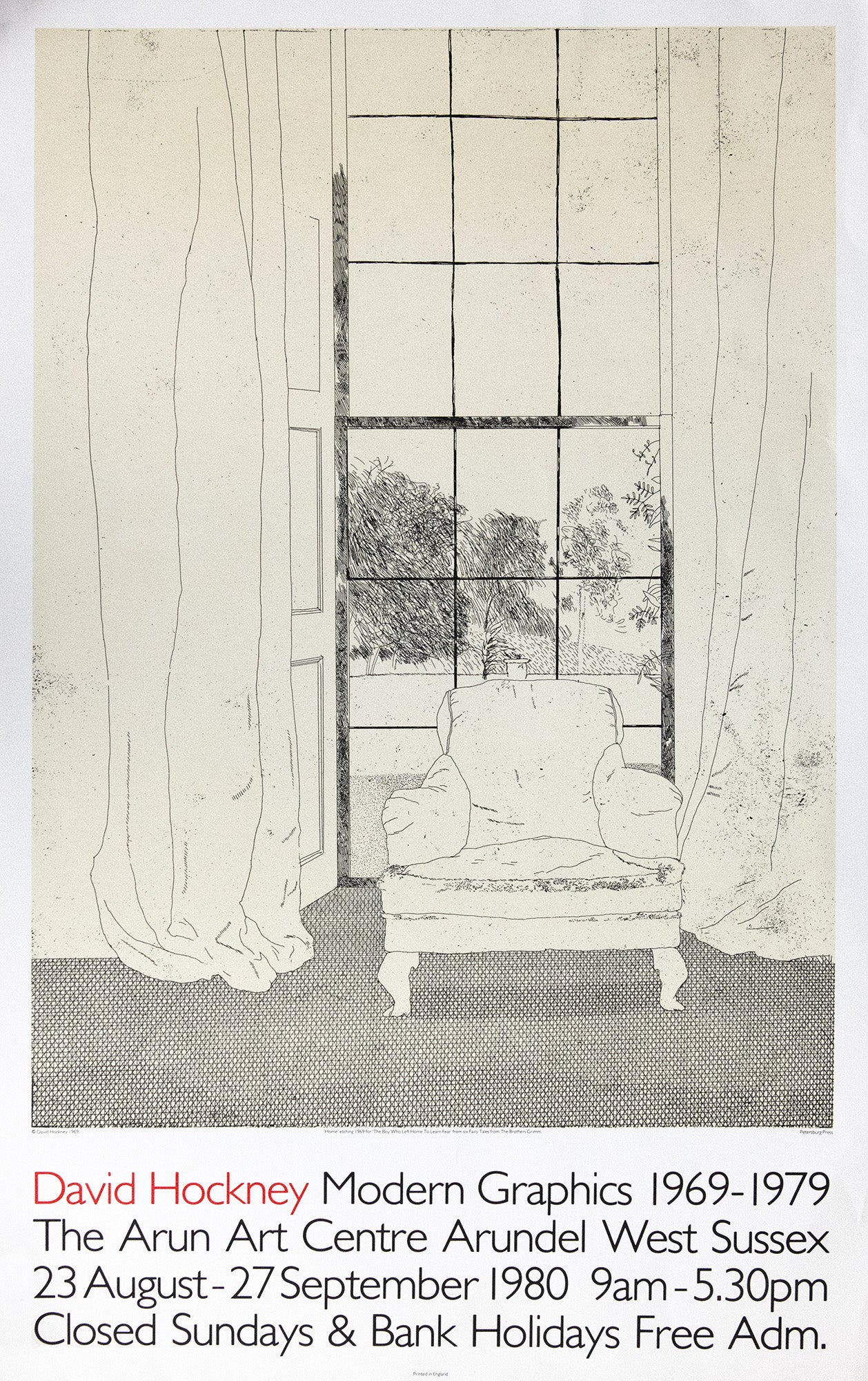 David Hockney Modern Graphics 1969-1979, Arundel