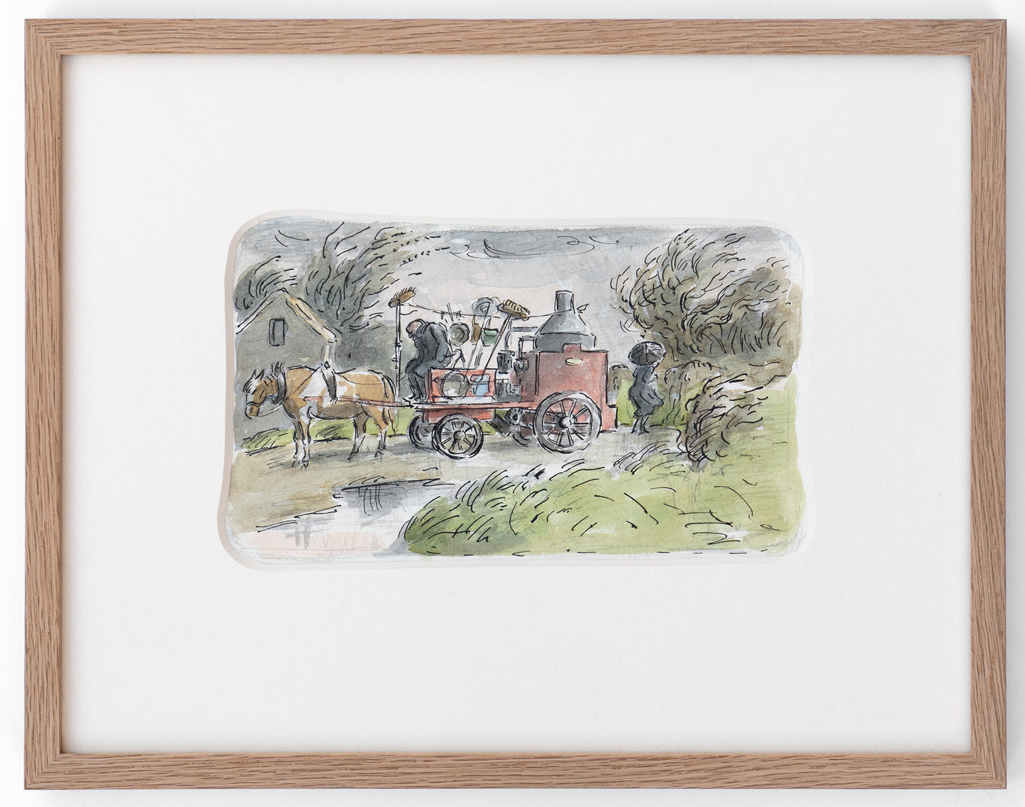 After the autumn, icy winds blew and winter was here.