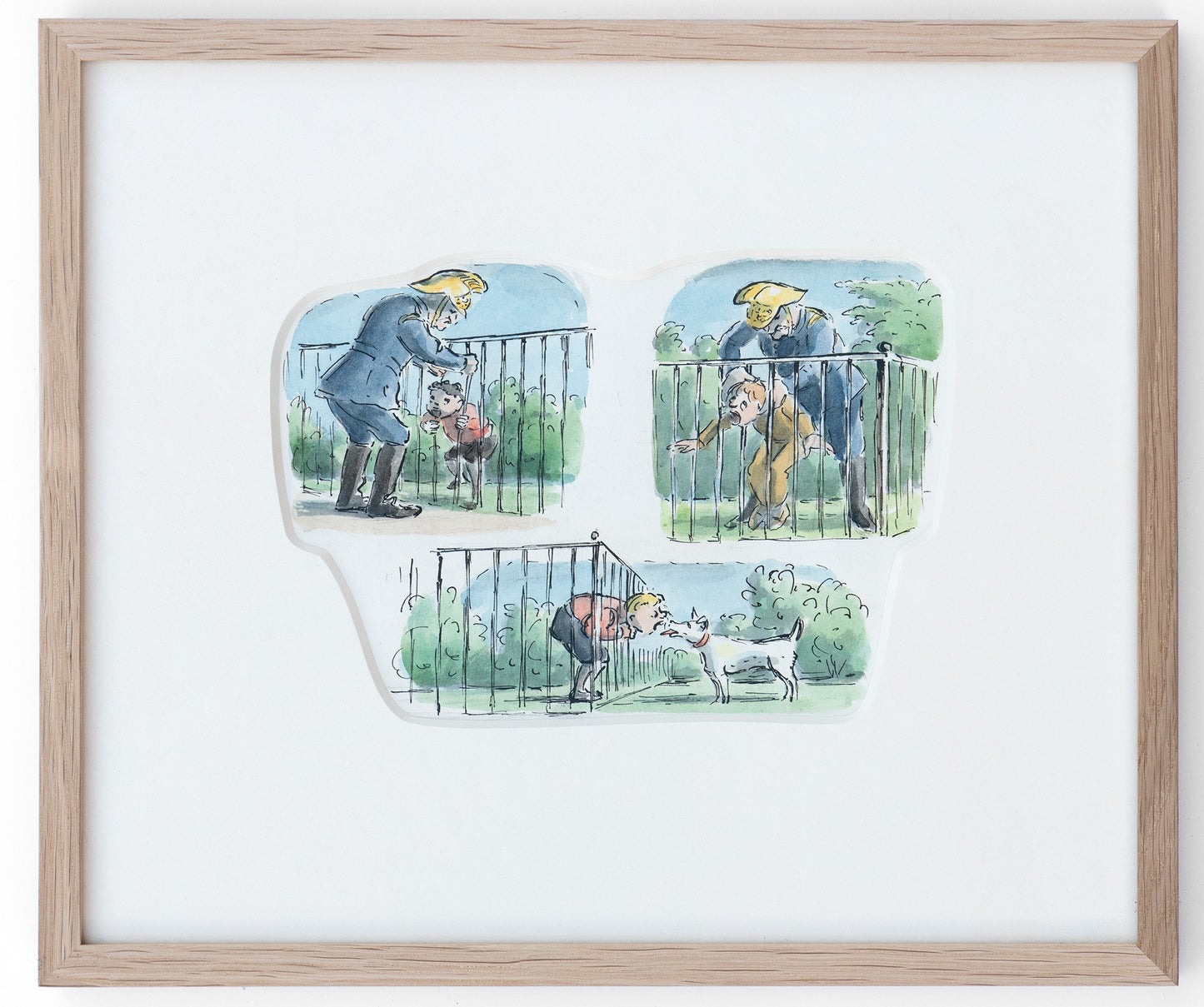 Sam Trolley helped to get five little boys' heads out of five railings.