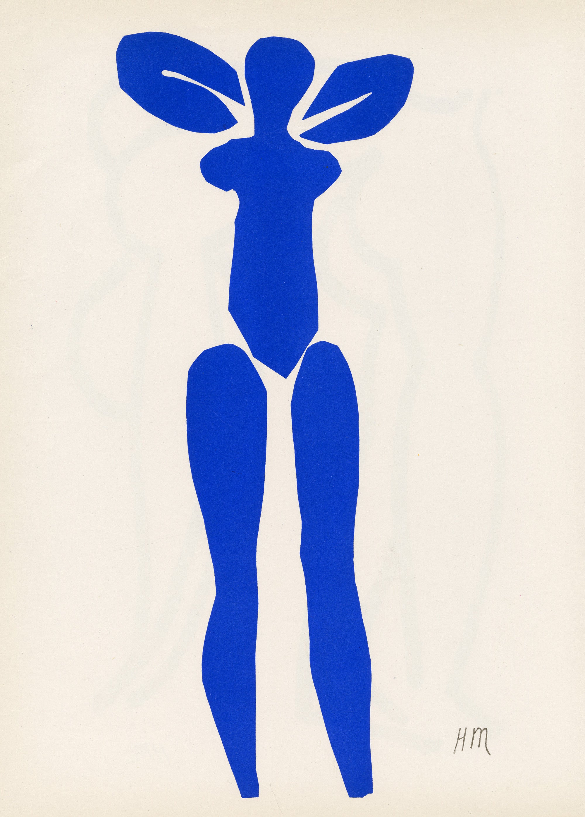 Lithographie Henri Matisse Nu Bleu III, Reproduction 1952, Papier Mat Premium, USA