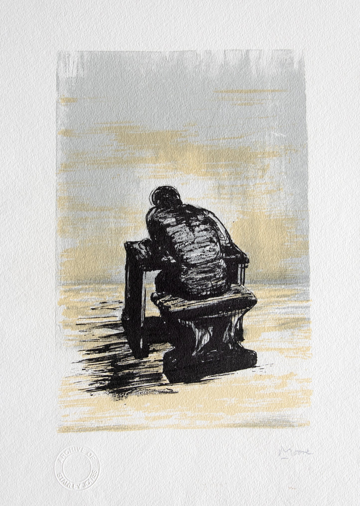 Girl Seated at Desk II