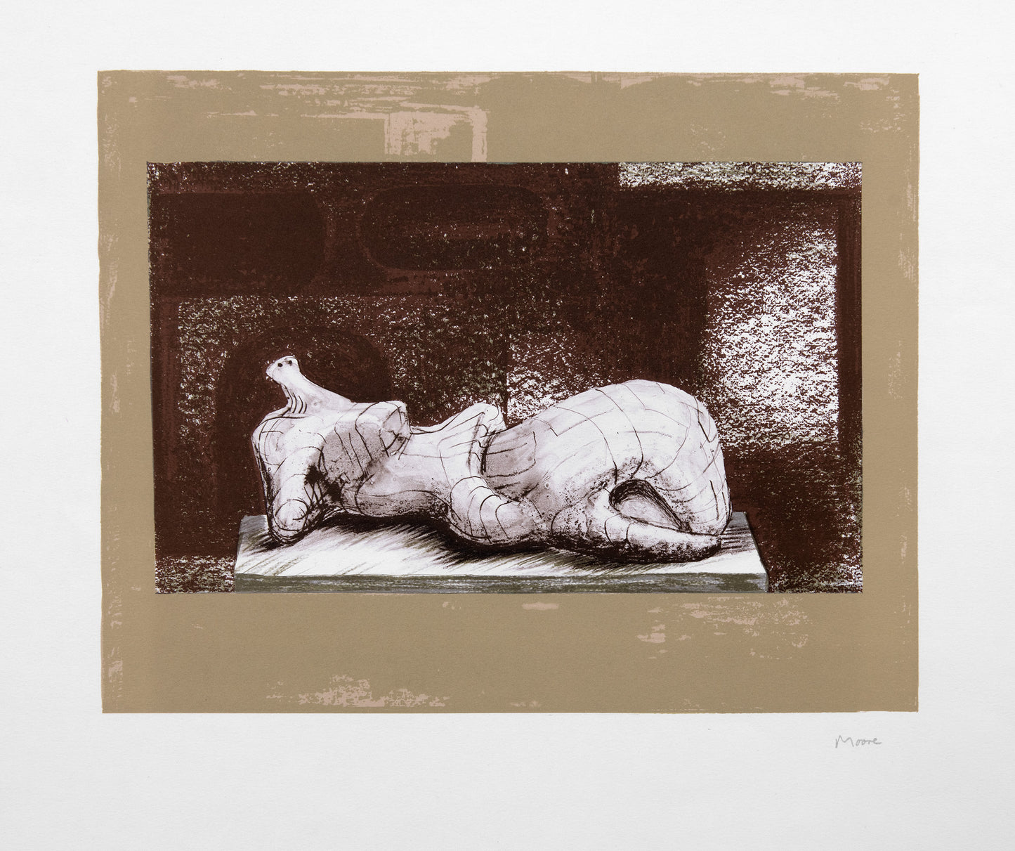 Reclining Figure: Architectural Background III