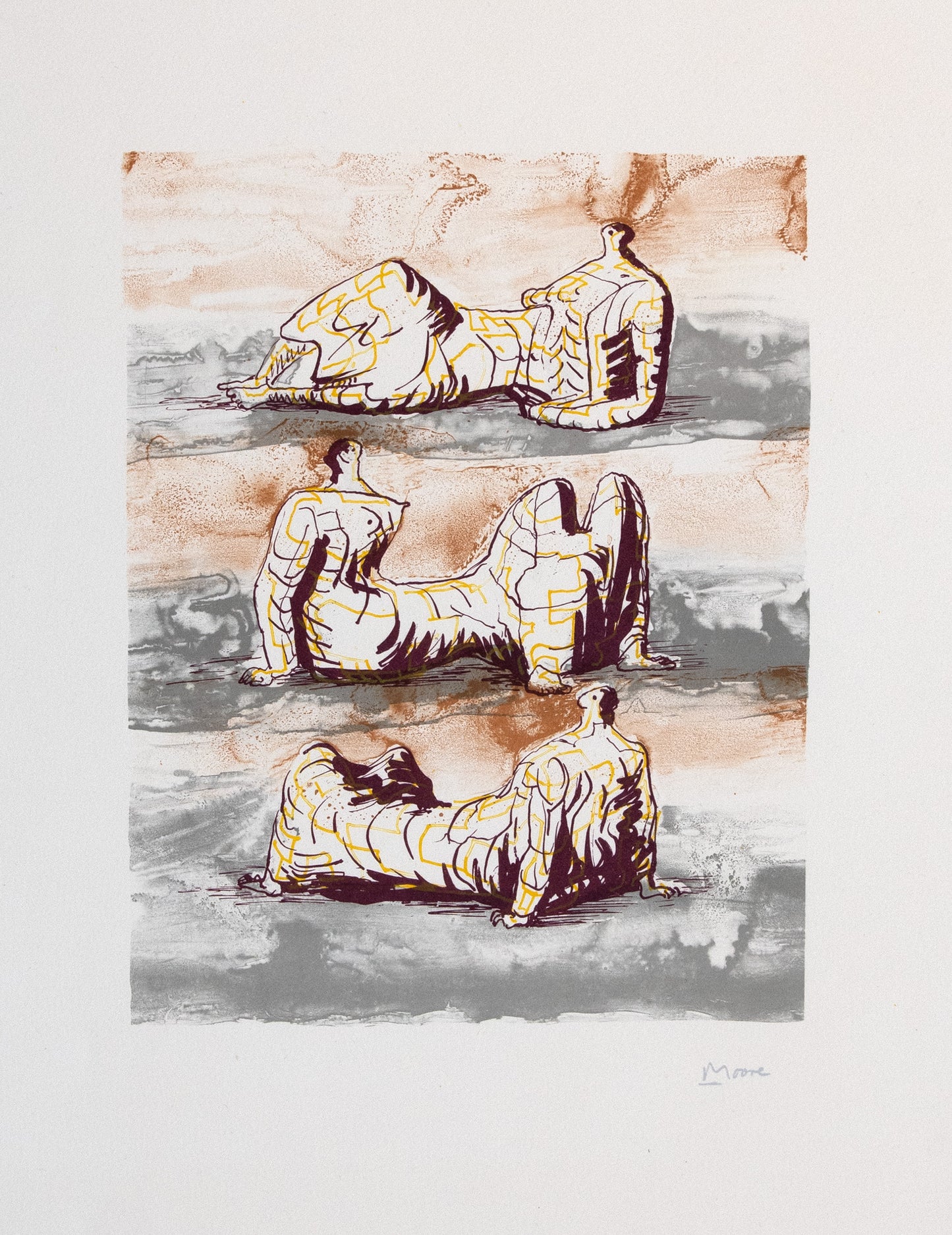 Three Reclining Figures