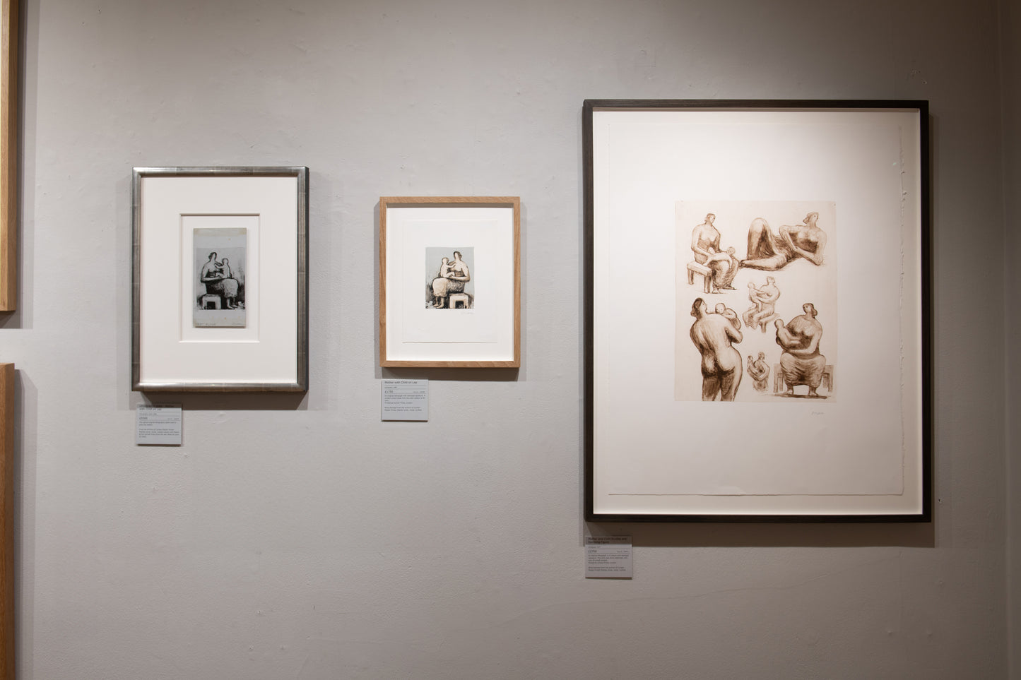 Mother and Child Studies and Reclining Figure