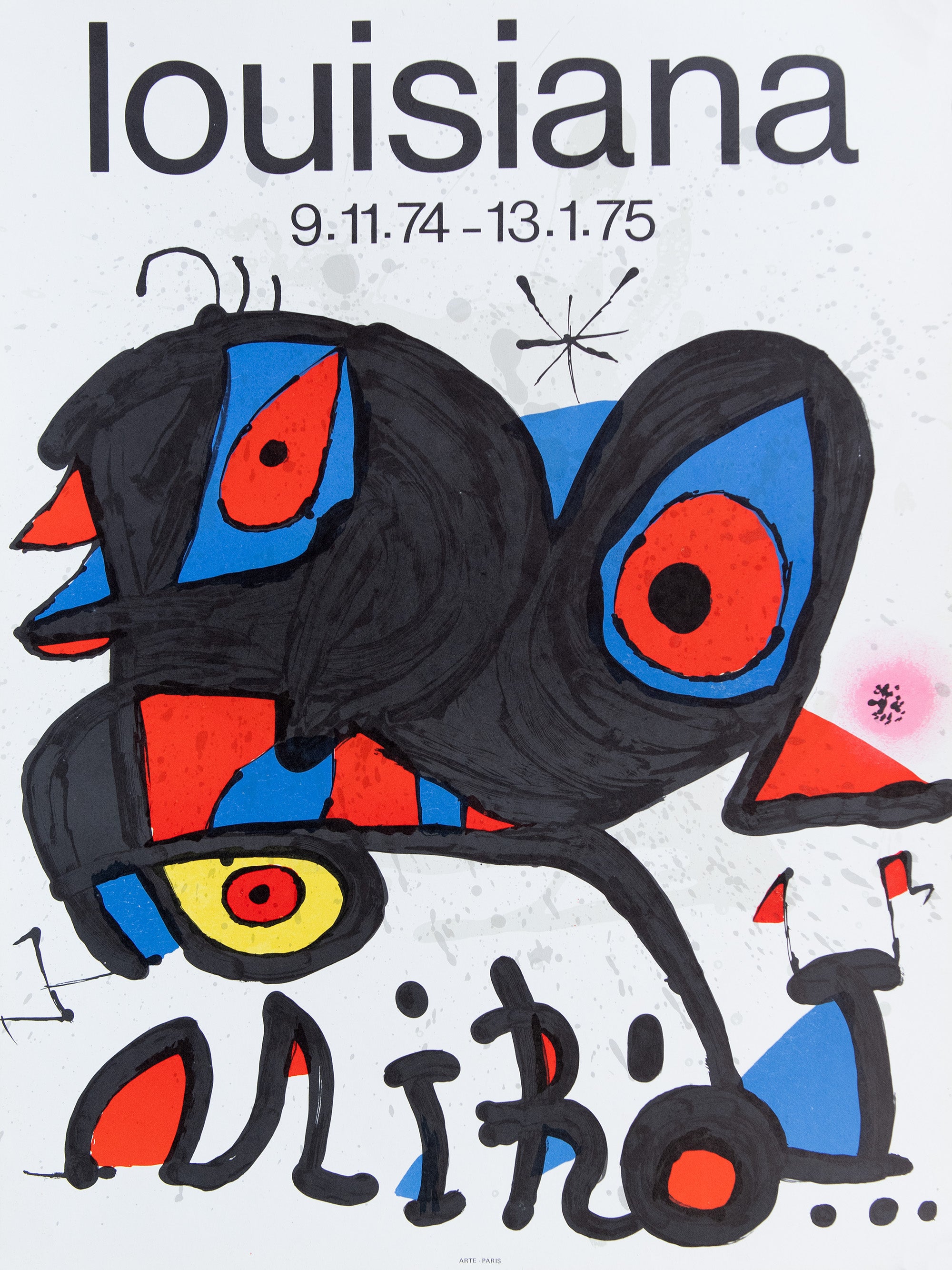 ミロ 展示ポスター louisiana 1974 Joan Miró Louisiana – Goldmark