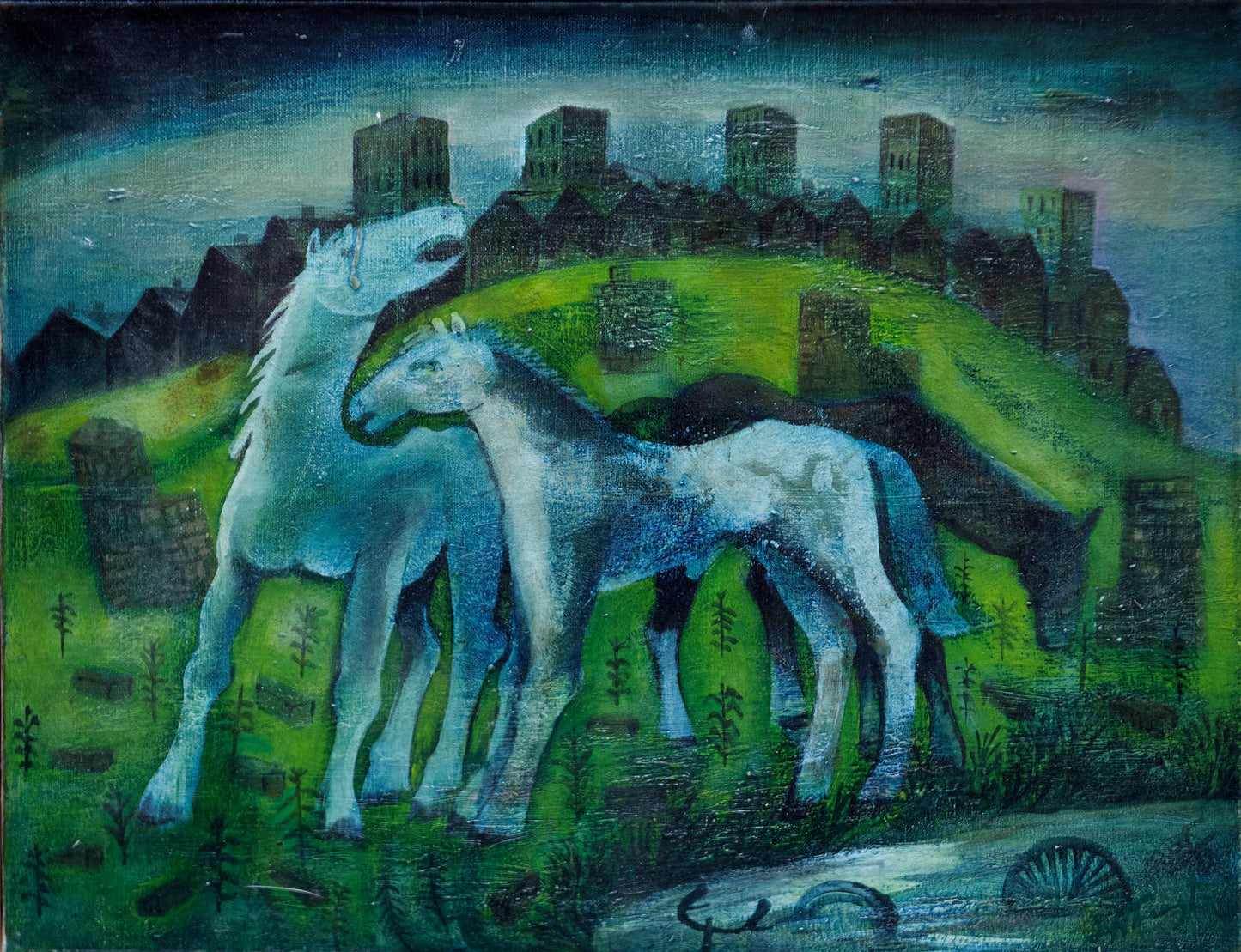 Horses on a Wasteland II