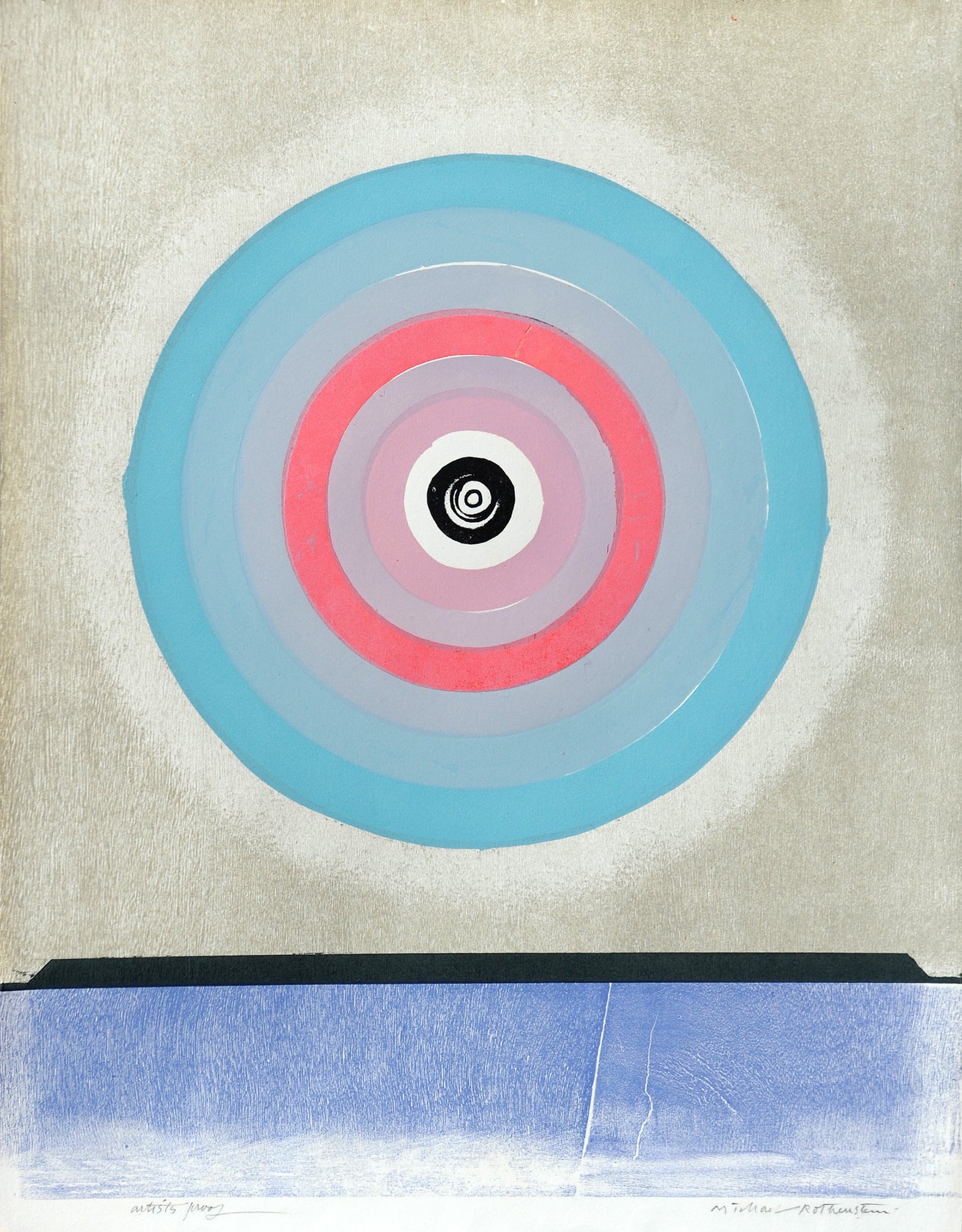 Circle (Blue to Dark and Light Pink)