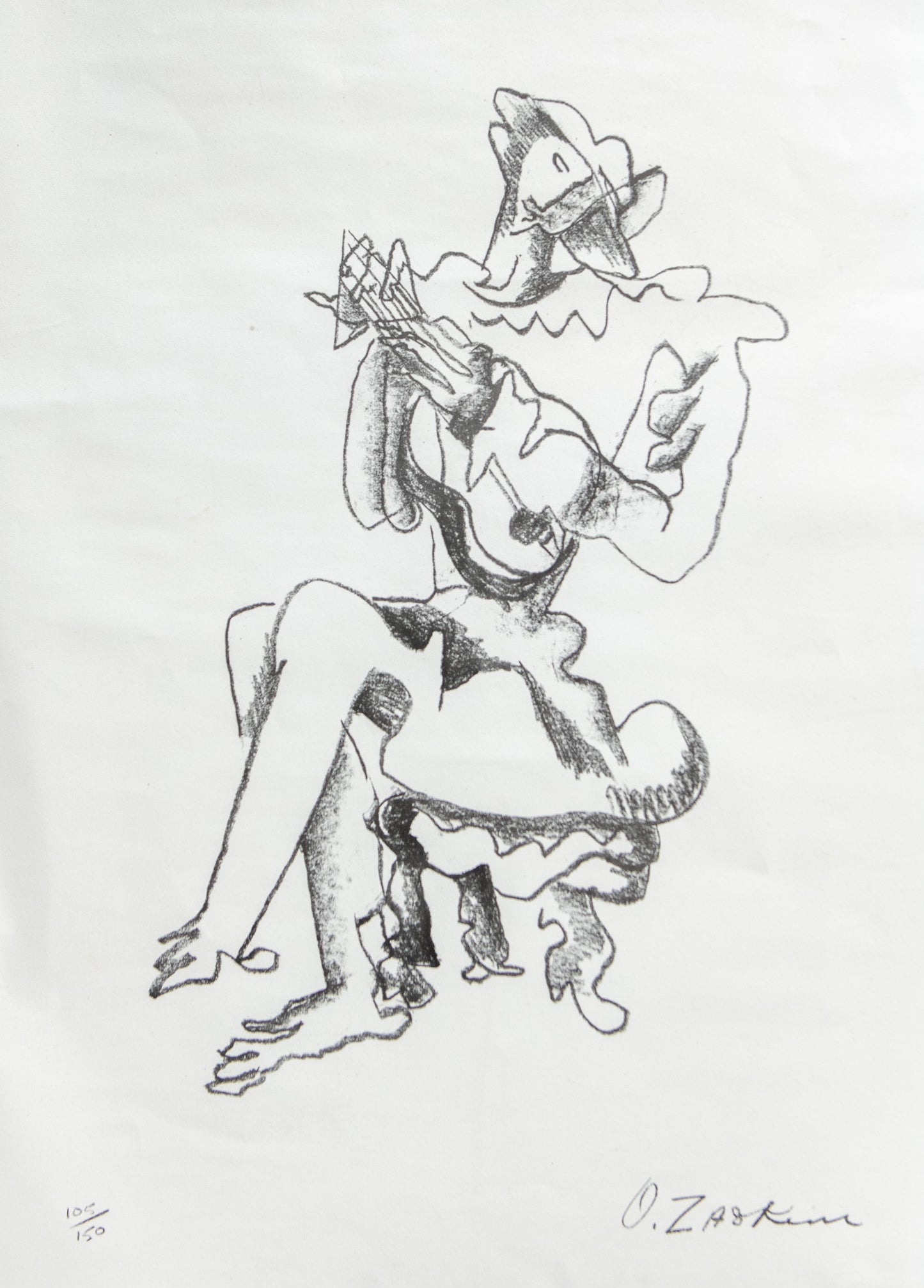 Figure with guitar
