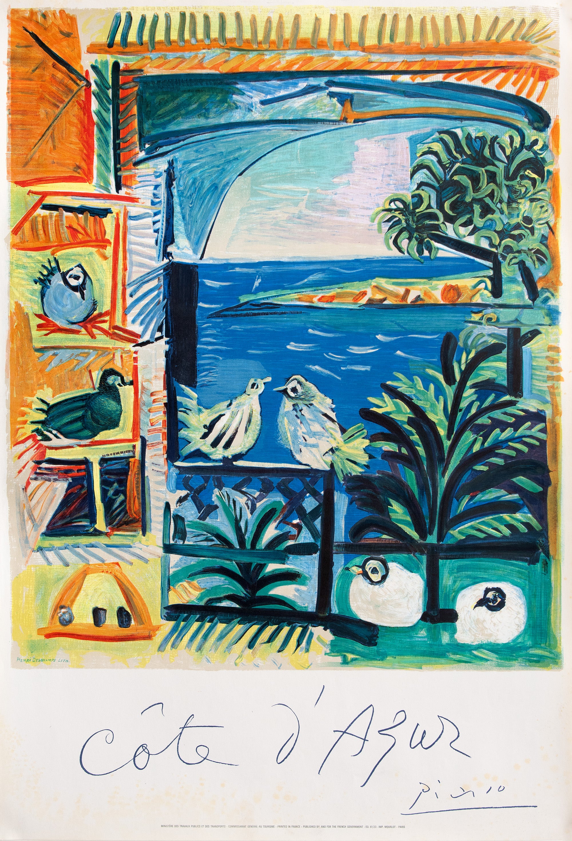 Pablo Picasso Cote d'Azur – Goldmark
