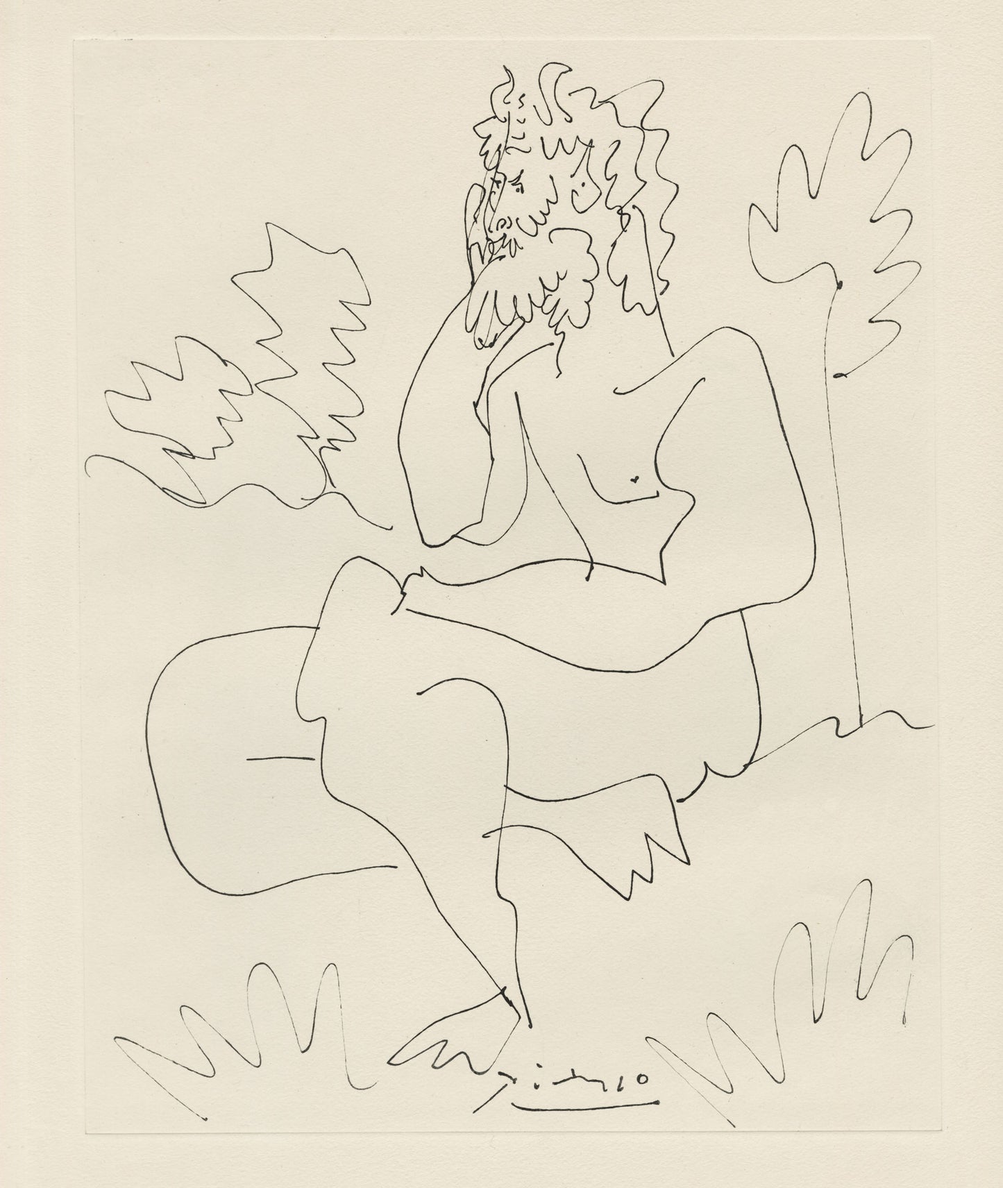 Untitled (Seated Man)
