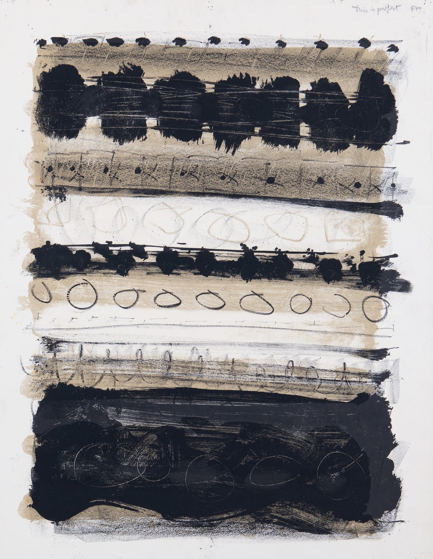 Grey and Black Stripes: 1958