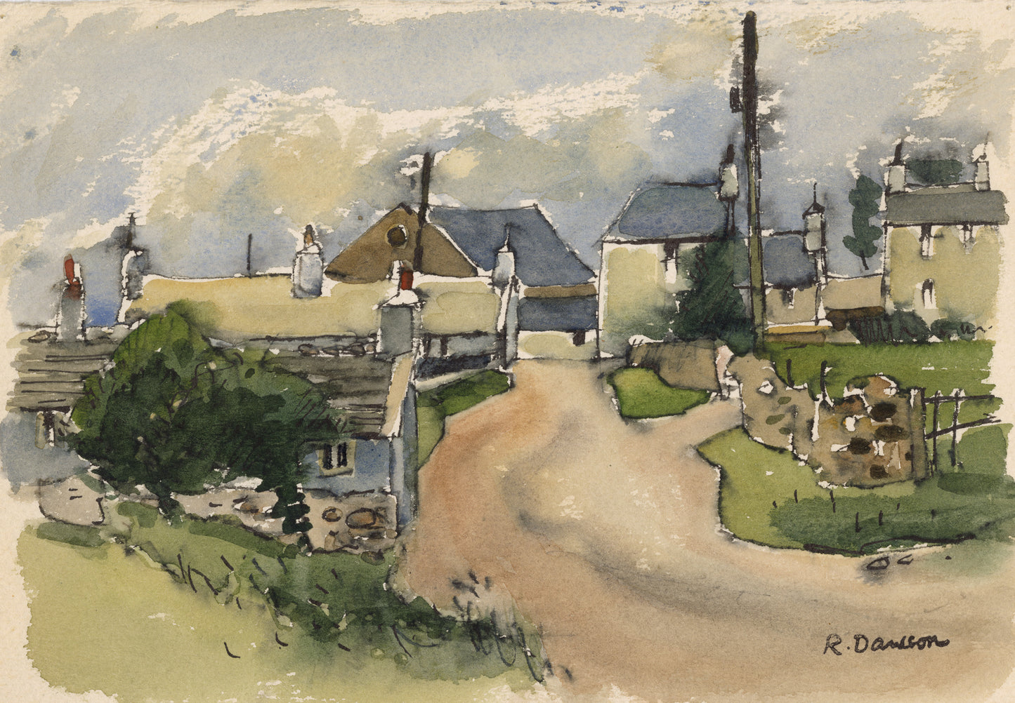 Road through the Village