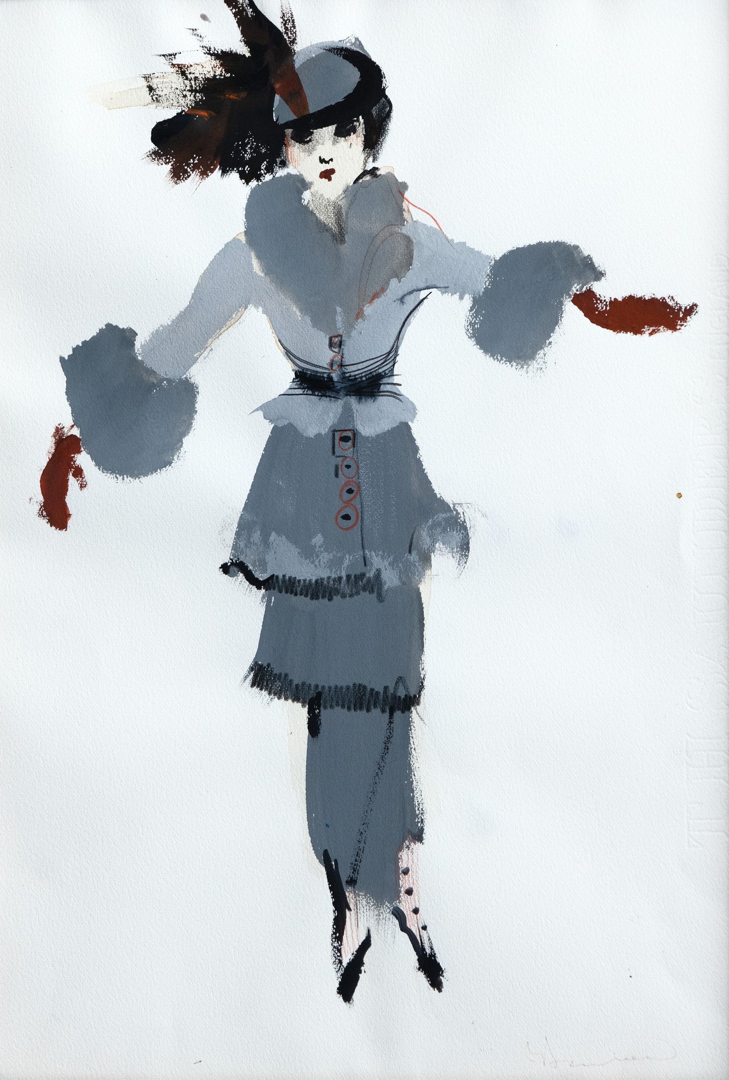 Haute Couture Costume Design - The Grey Coat