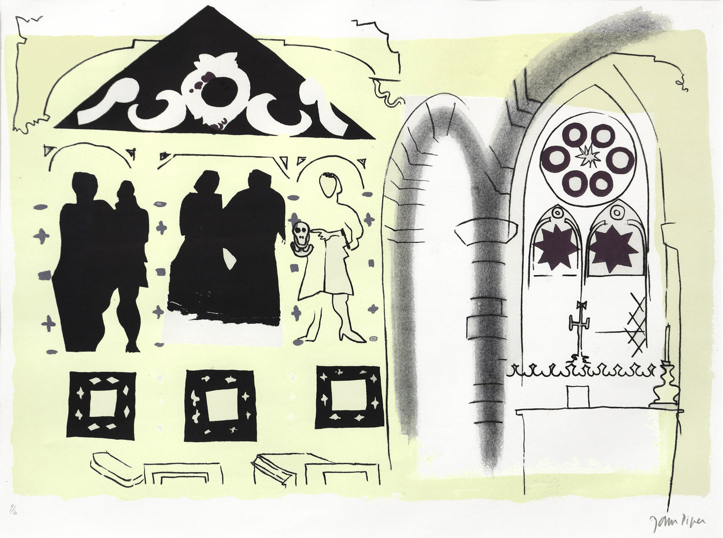 Rudbaxton, Pembrokeshire: 17th century monument, 19th century furnishings