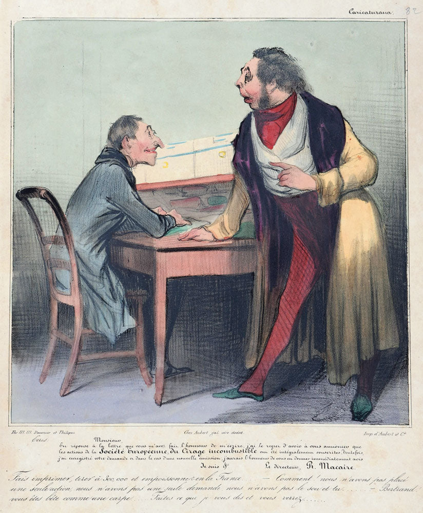 Robert Macaire Launching a Matter