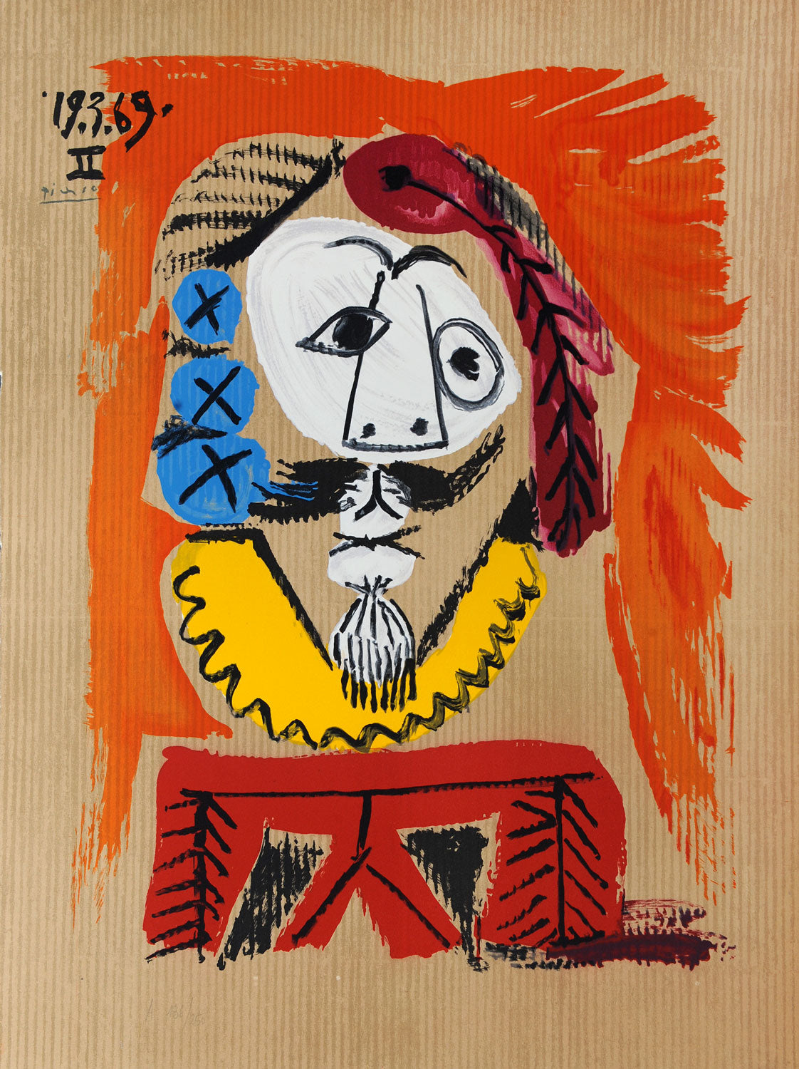 Pablo Picasso Portrait Imaginaire - 19.3.69. II – Goldmark