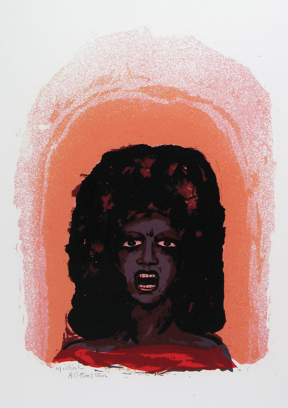 Girl with open mouth