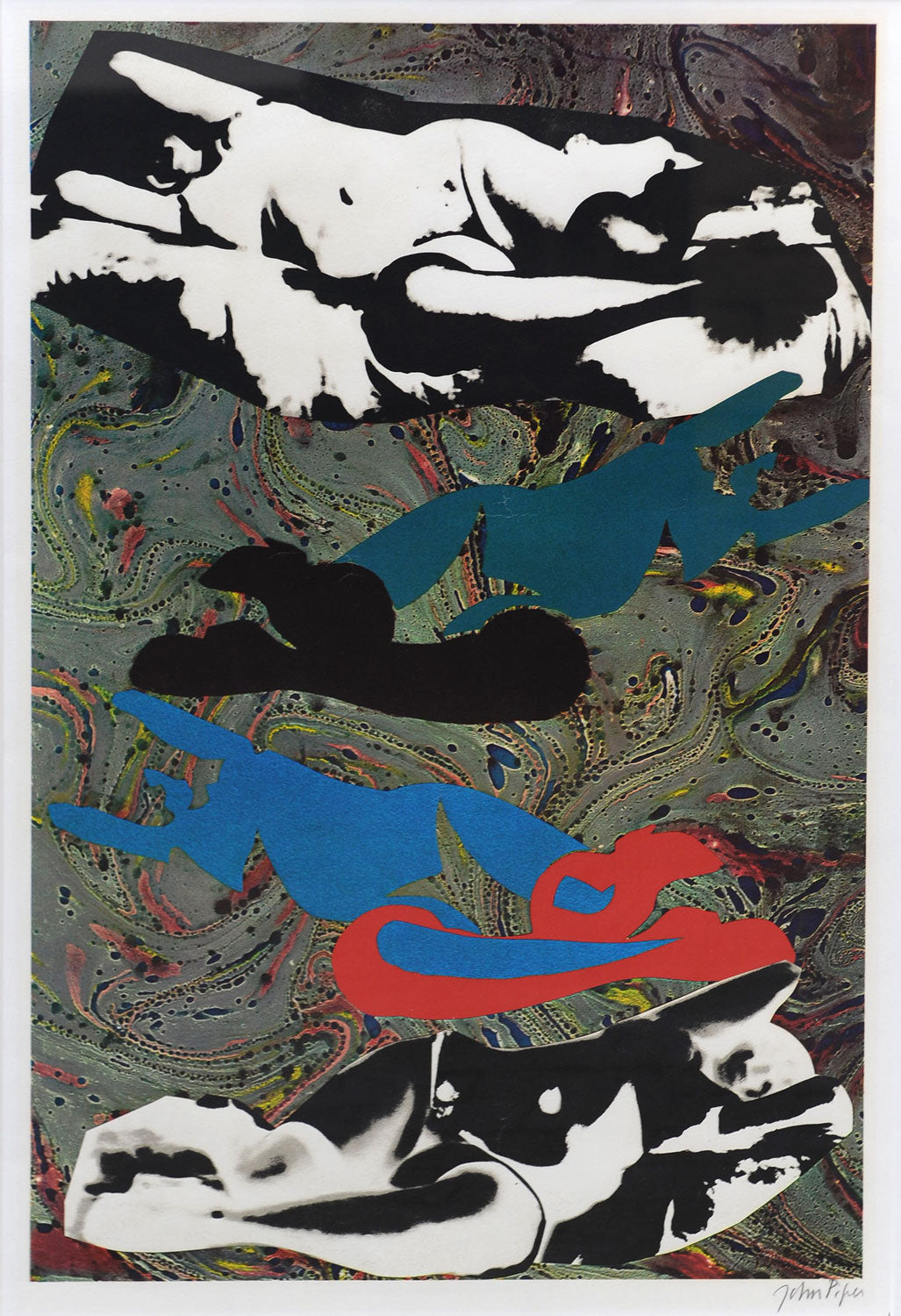 Eye and Camera: Marble, Red, Black