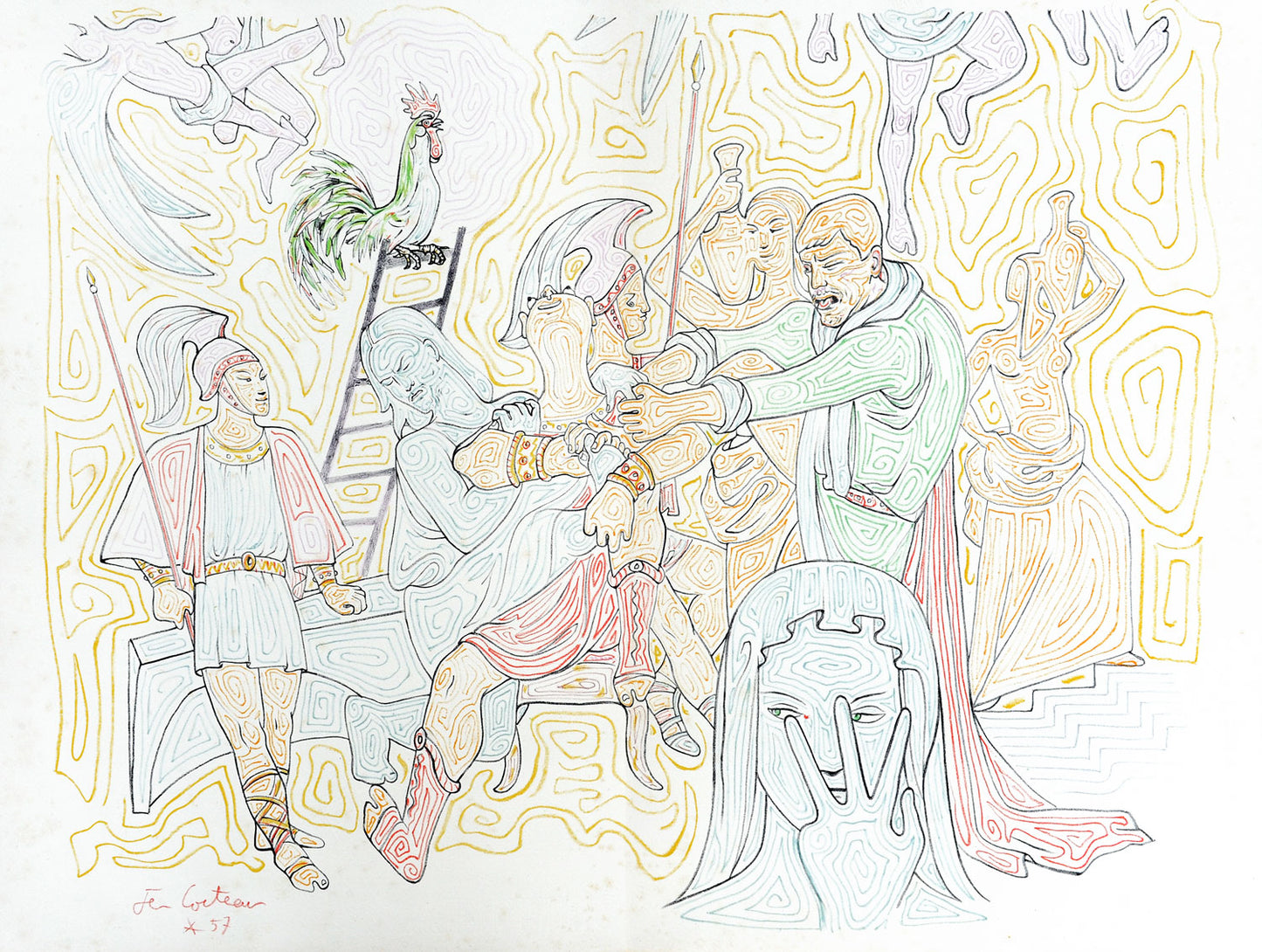 Saint Pierre outragé par les Soldats de Pilate