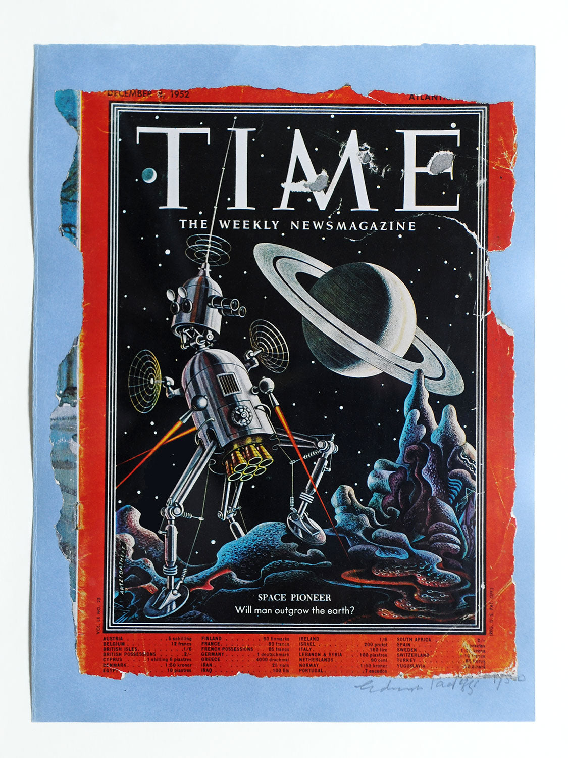 Will Man Outgrow the Earth