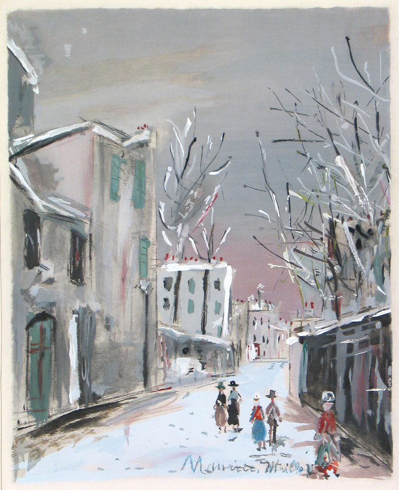 Maurice Utrillo La Snelle rue Saint - Vincent – Goldmark