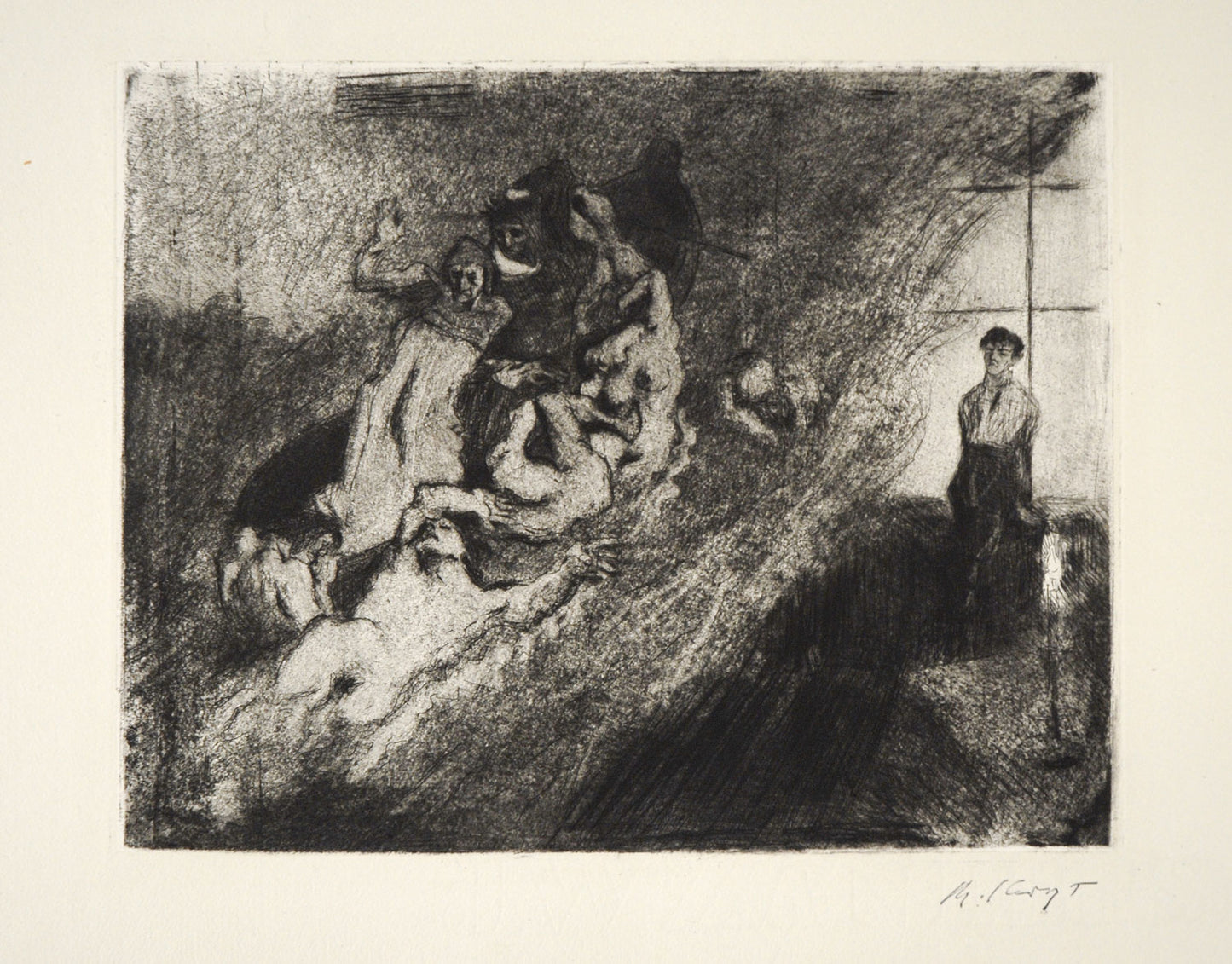 Nach der Dantebarke Delacroix