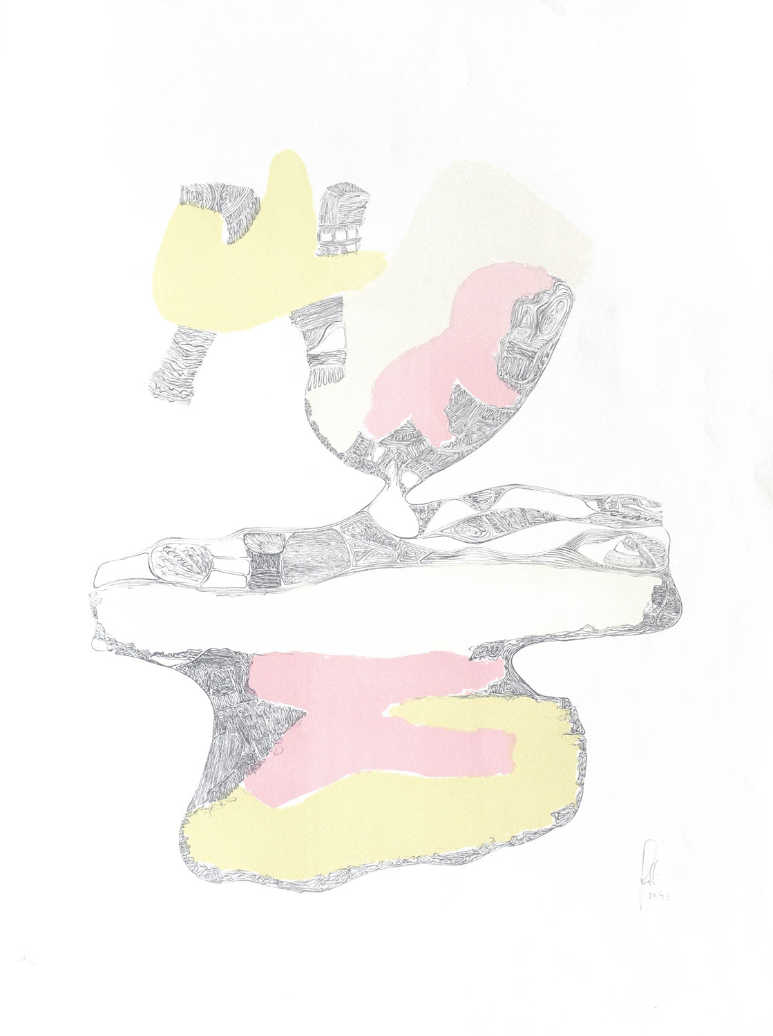 Spuren auf weissum grund 3