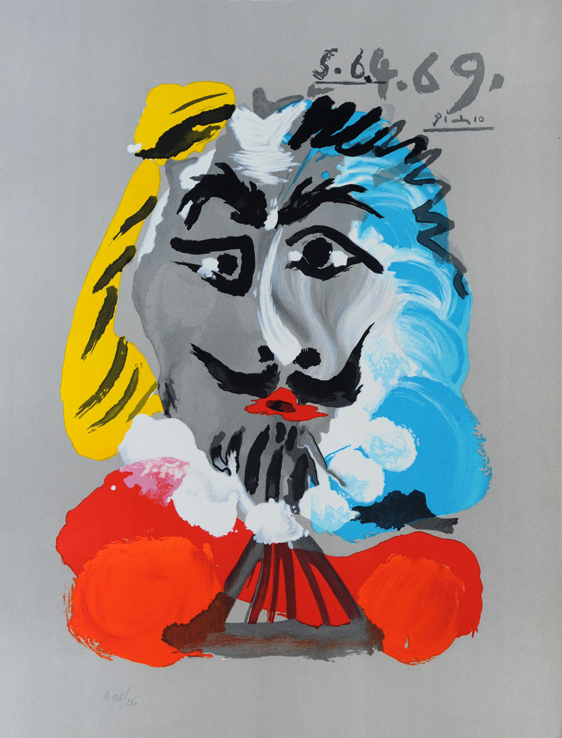 Pablo Picasso Portrait Imaginaire - 5-6.4.69. – Goldmark