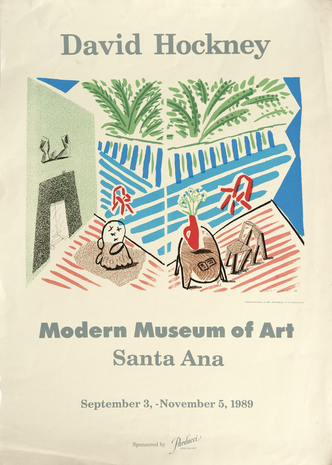 Modern Museum of Art Living Room and Terrace