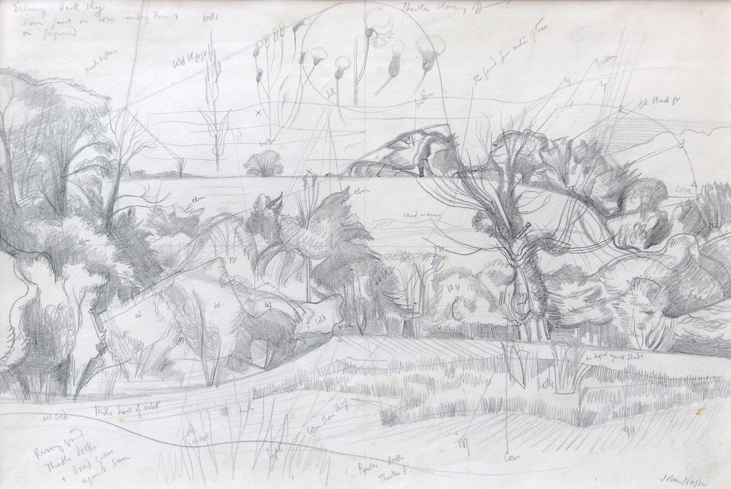 Landscape with Notes