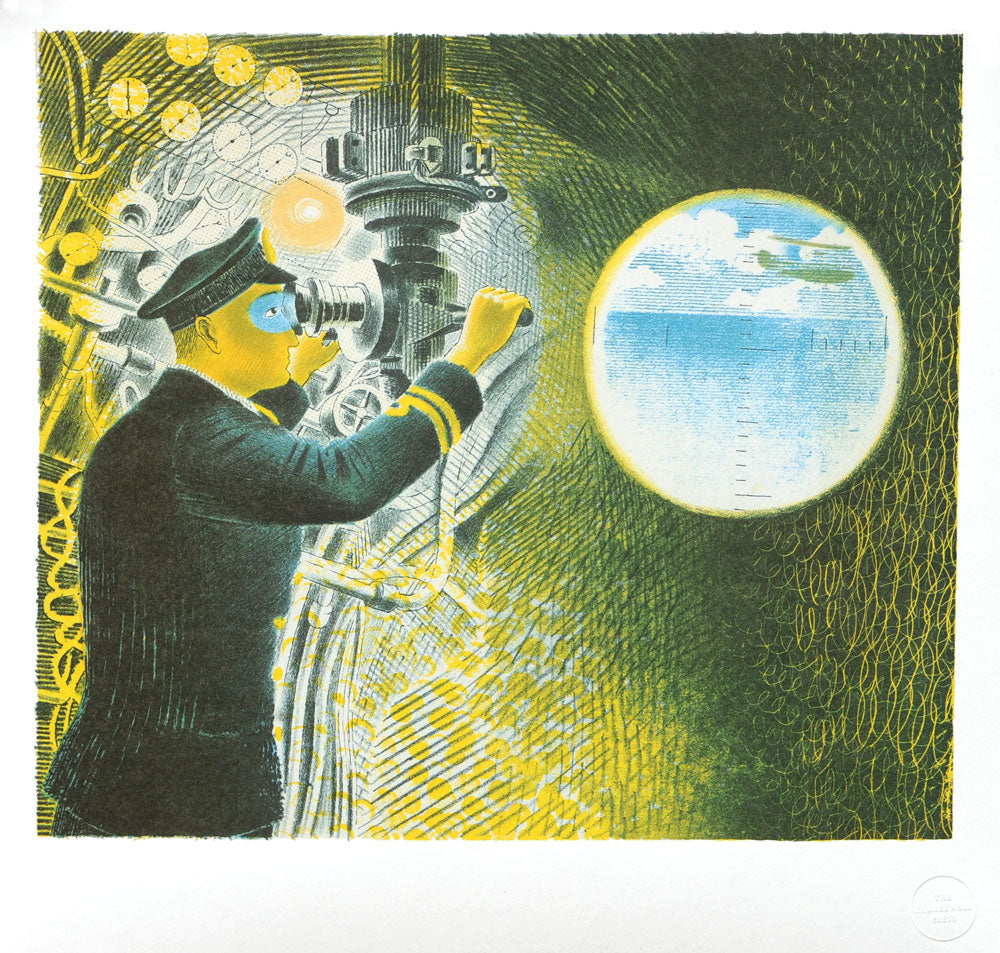 Commander looking through the periscope