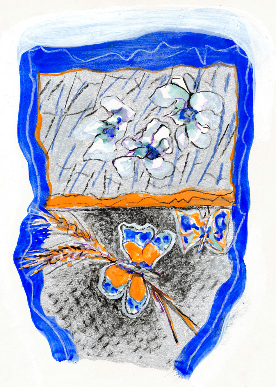 Elegy for Vernon Watkins - Preparatory Drawing