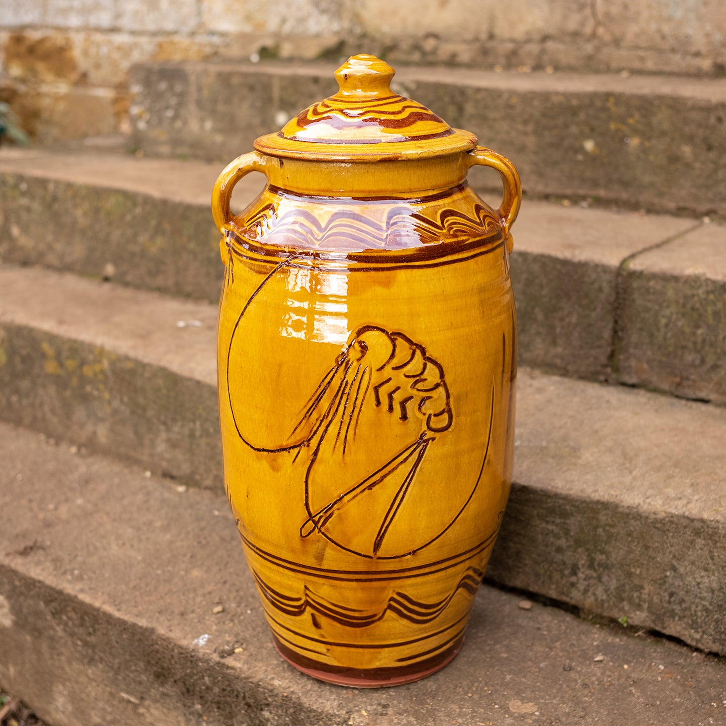 Tall Lidded Jar