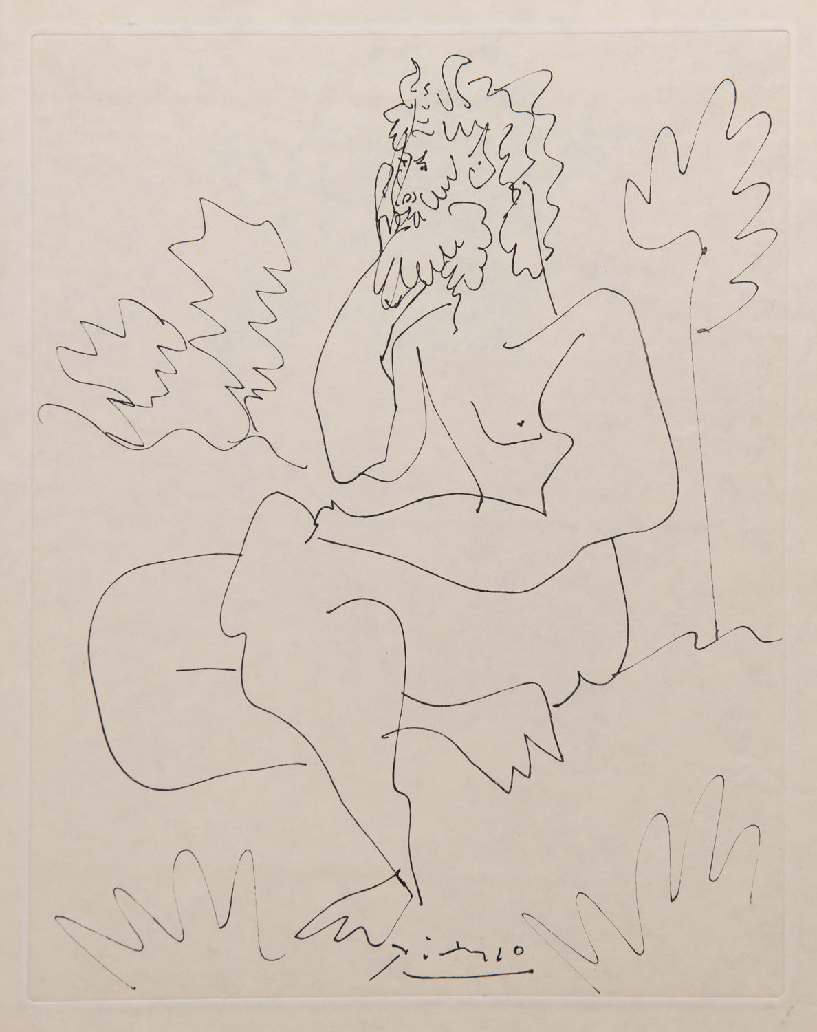 Untitled (Seated Man)