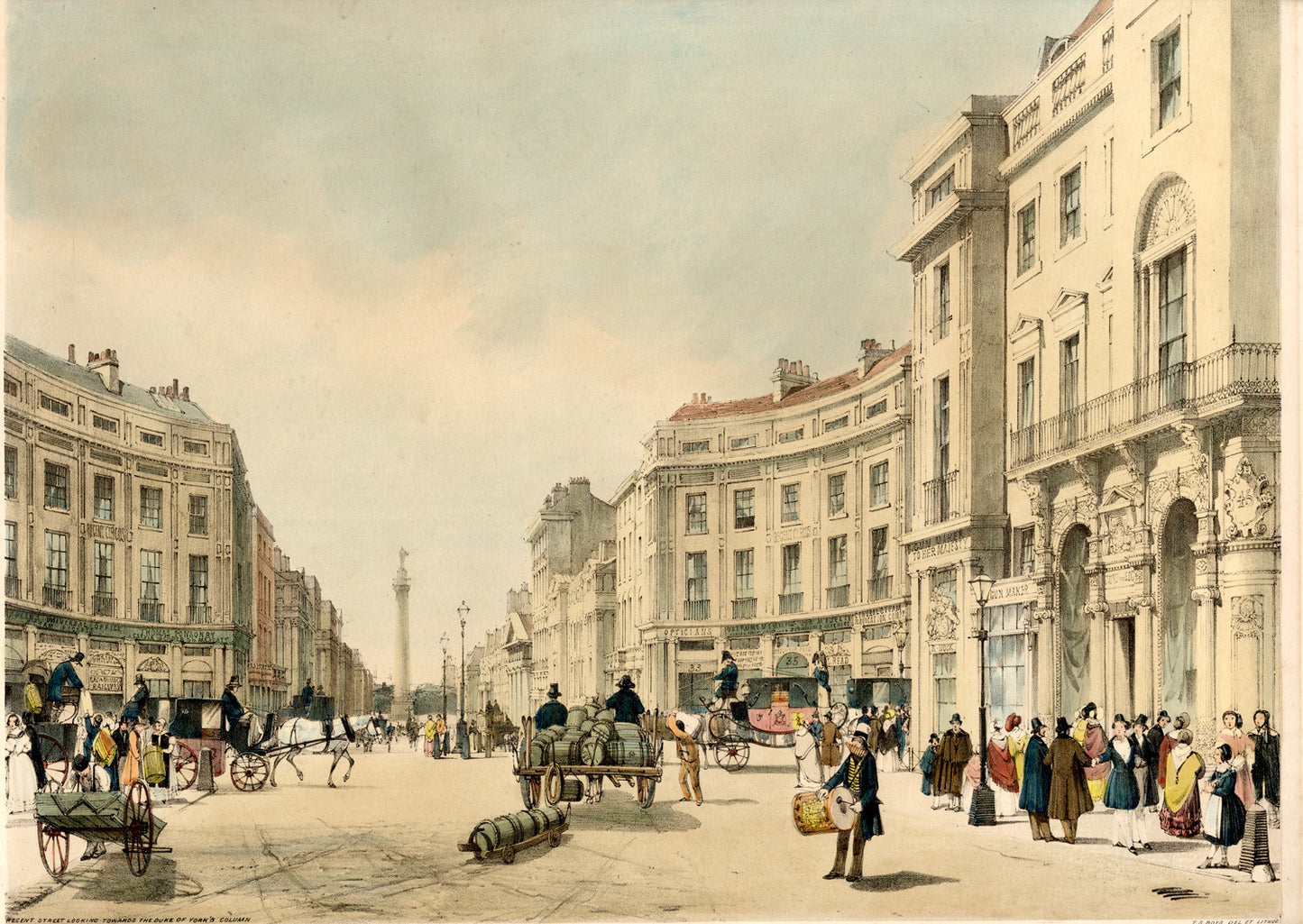 Regent Street looking towards the Duke of York's Column