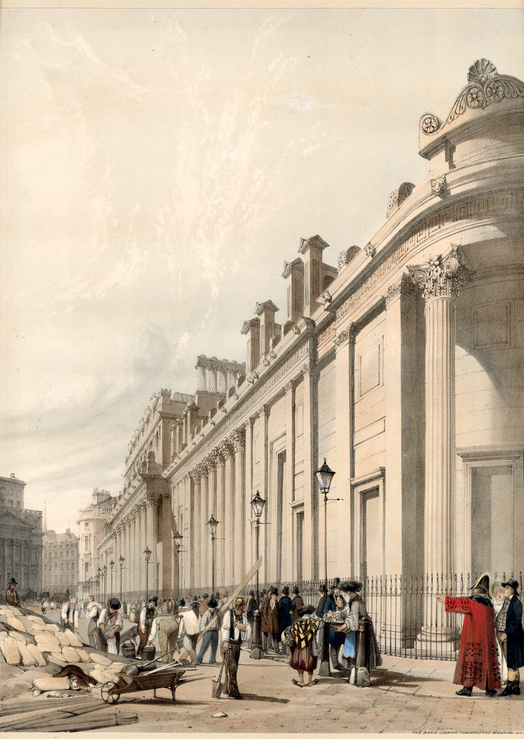 The Bank looking towards the Mansion House