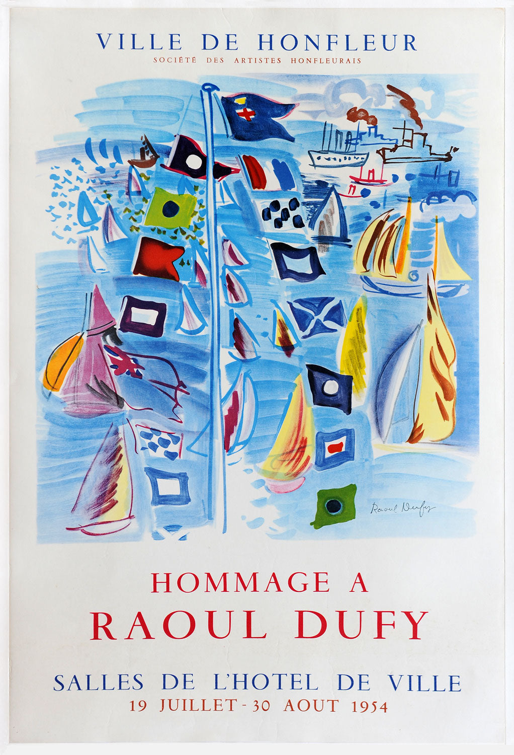 Raoul Dufy Ville de Honfleur - Hommage A Raoul Dufy – Goldmark