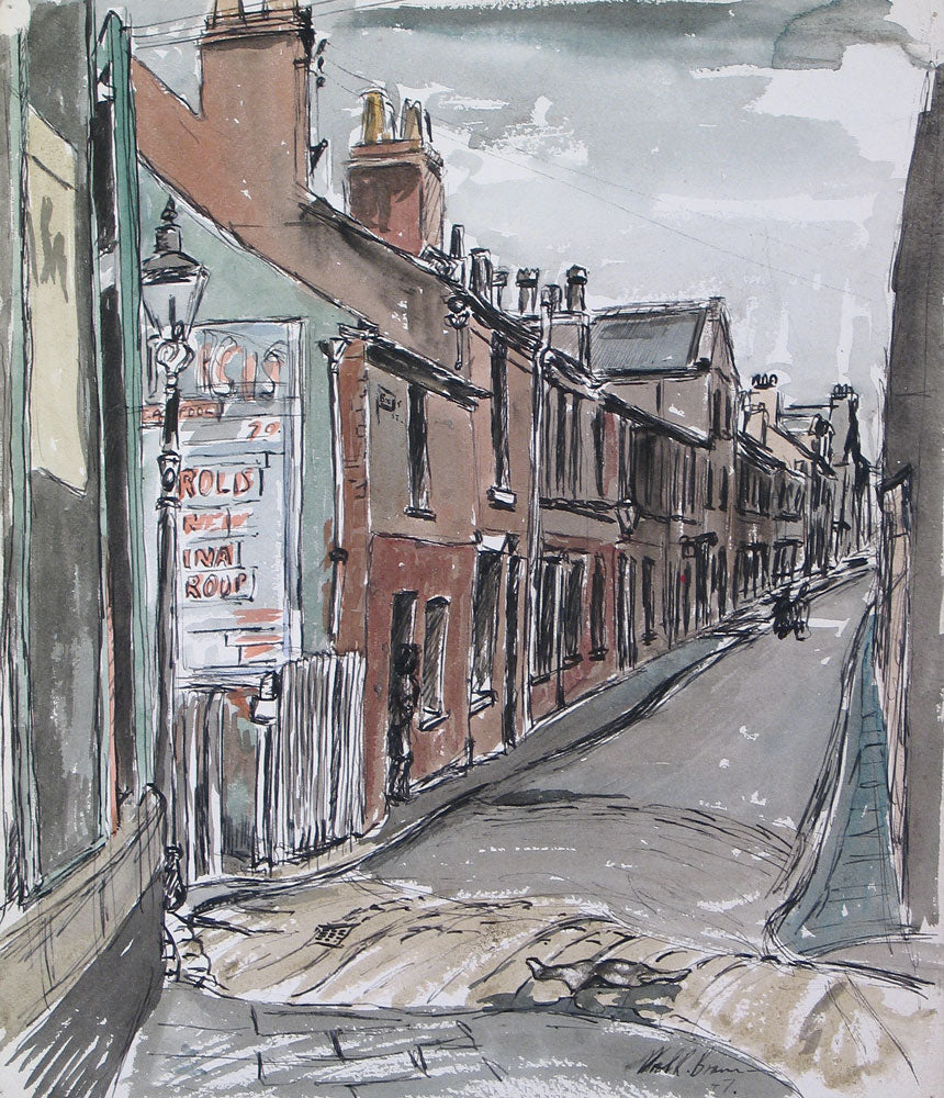 Alley with Paper and Pole, Blackpool