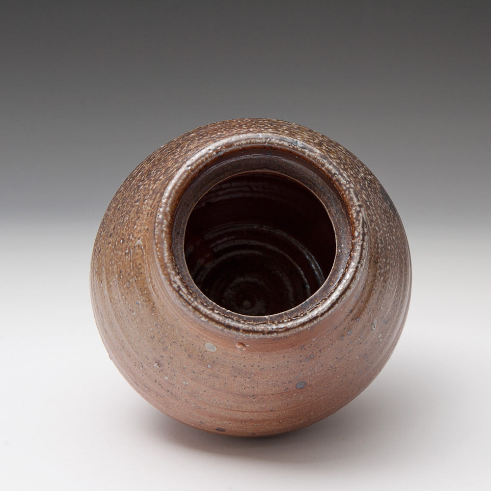 Large Lidded Jar with Flower Lid