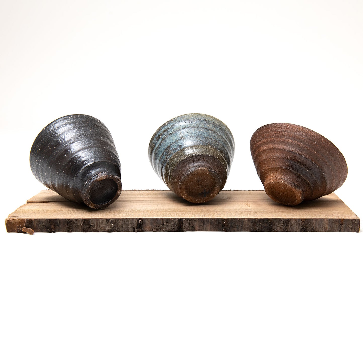 Set of Small Cups with Wooden Board