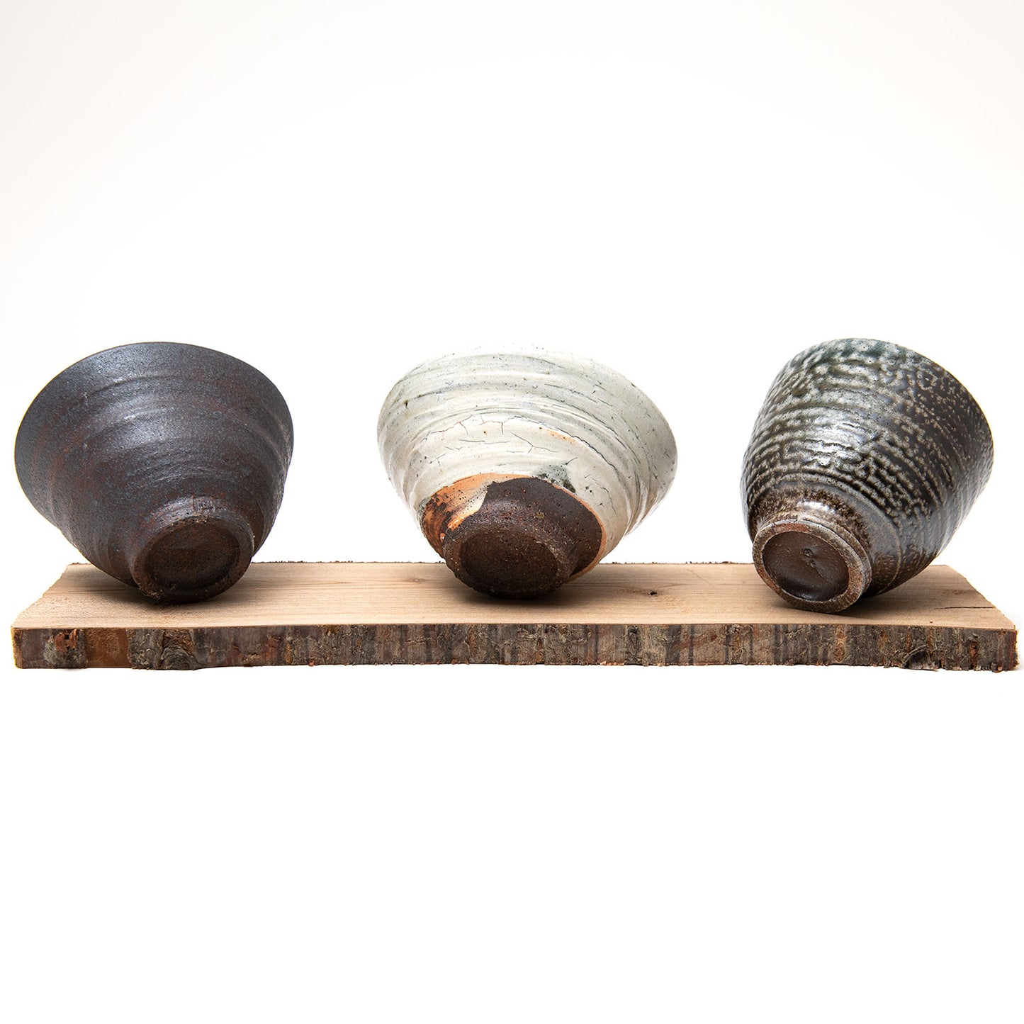 Set of Small Cups with Wooden Board