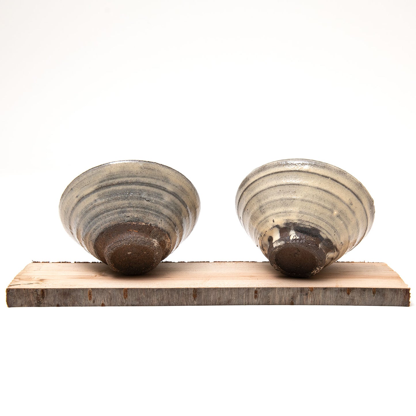 Set of Small Cups with Wooden Board