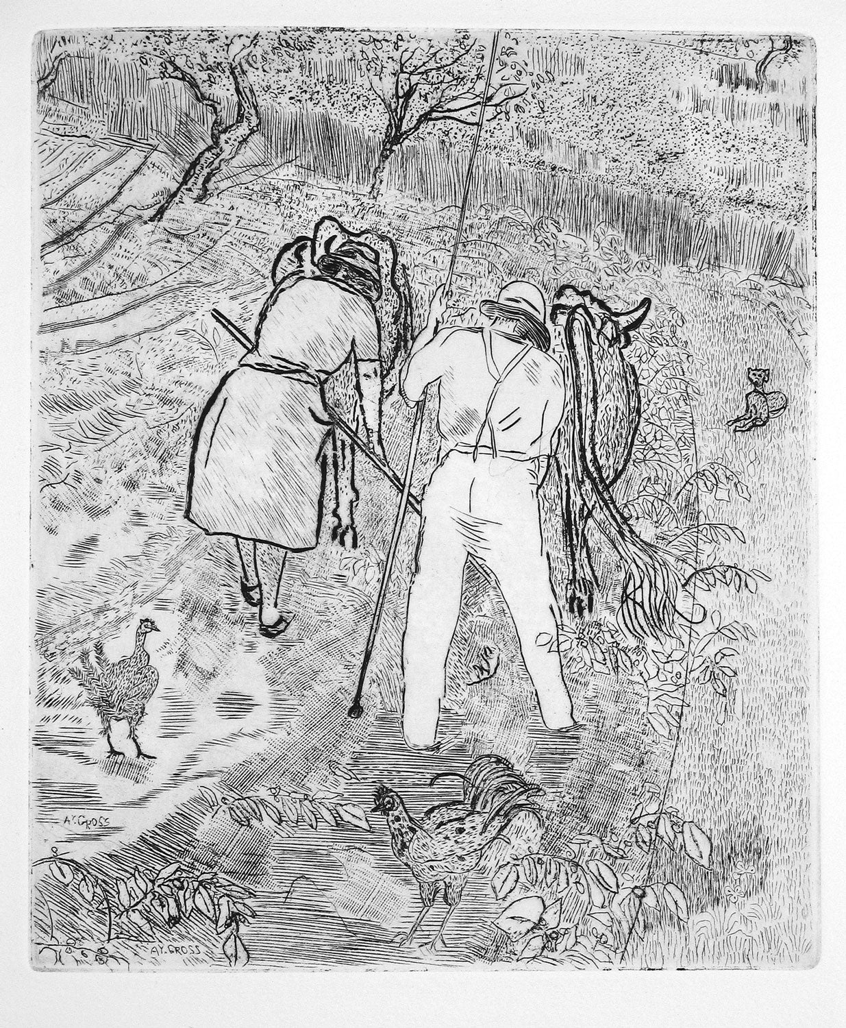 Camille and Melia Ploughing